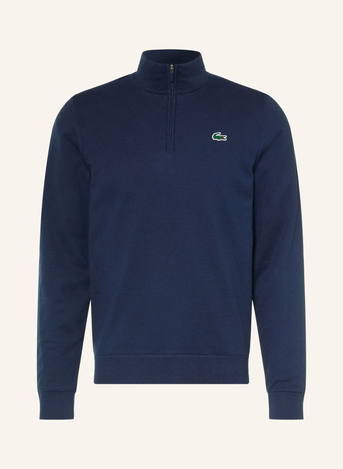 LACOSTE Functional half-zip sweater: DARK BLUE