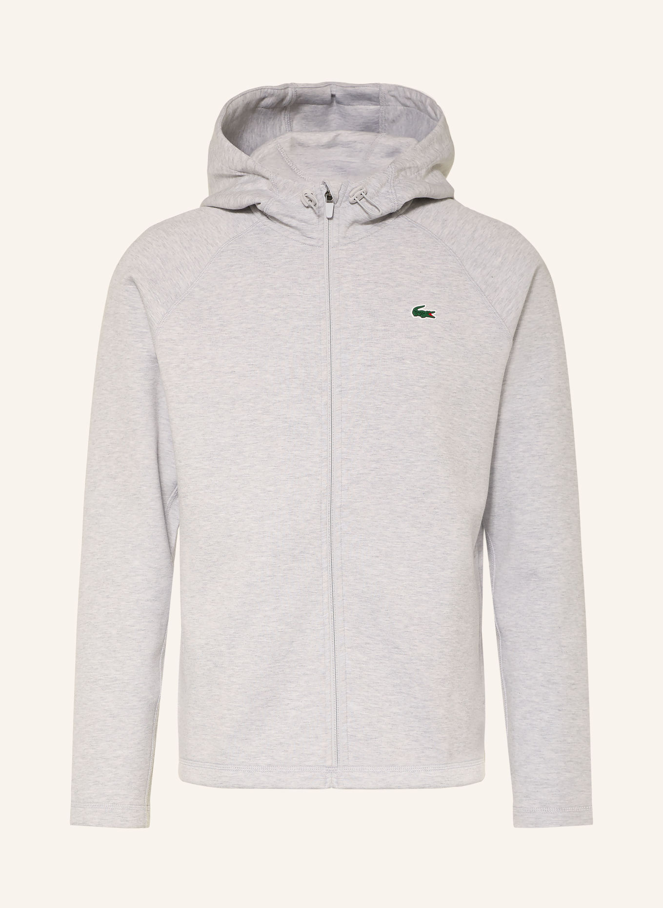 LACOSTE Sweatvest: LICHTGRIJS