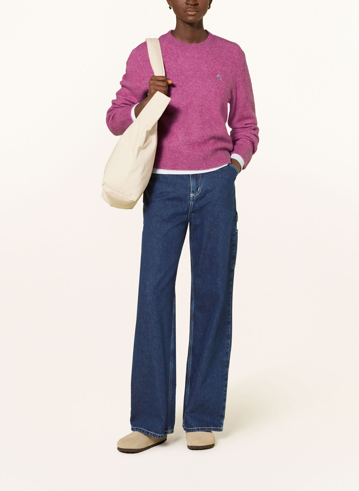 carhartt WIP CURTIS Sweater: PINK