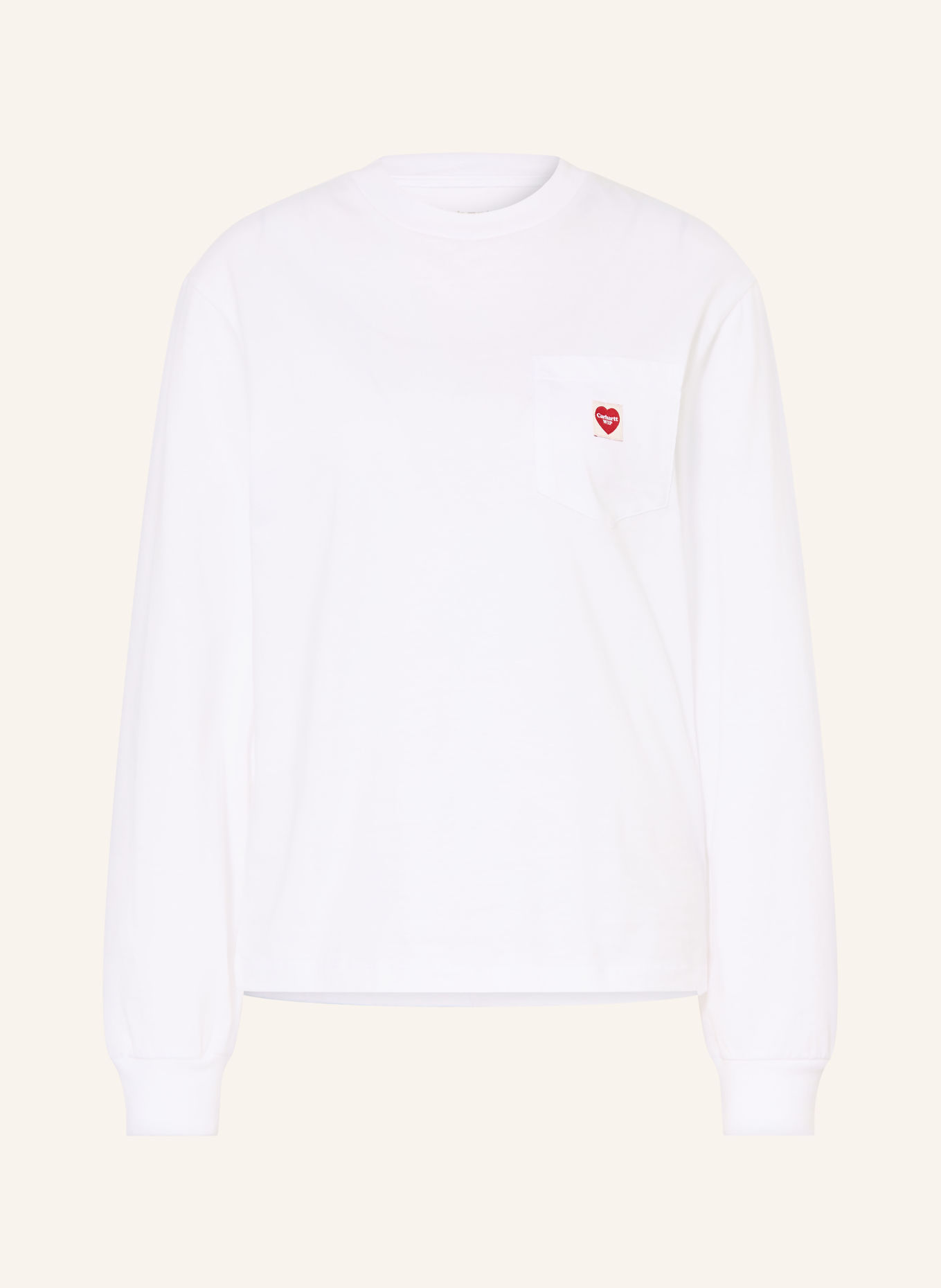 carhartt WIP Longsleeve: WEISS