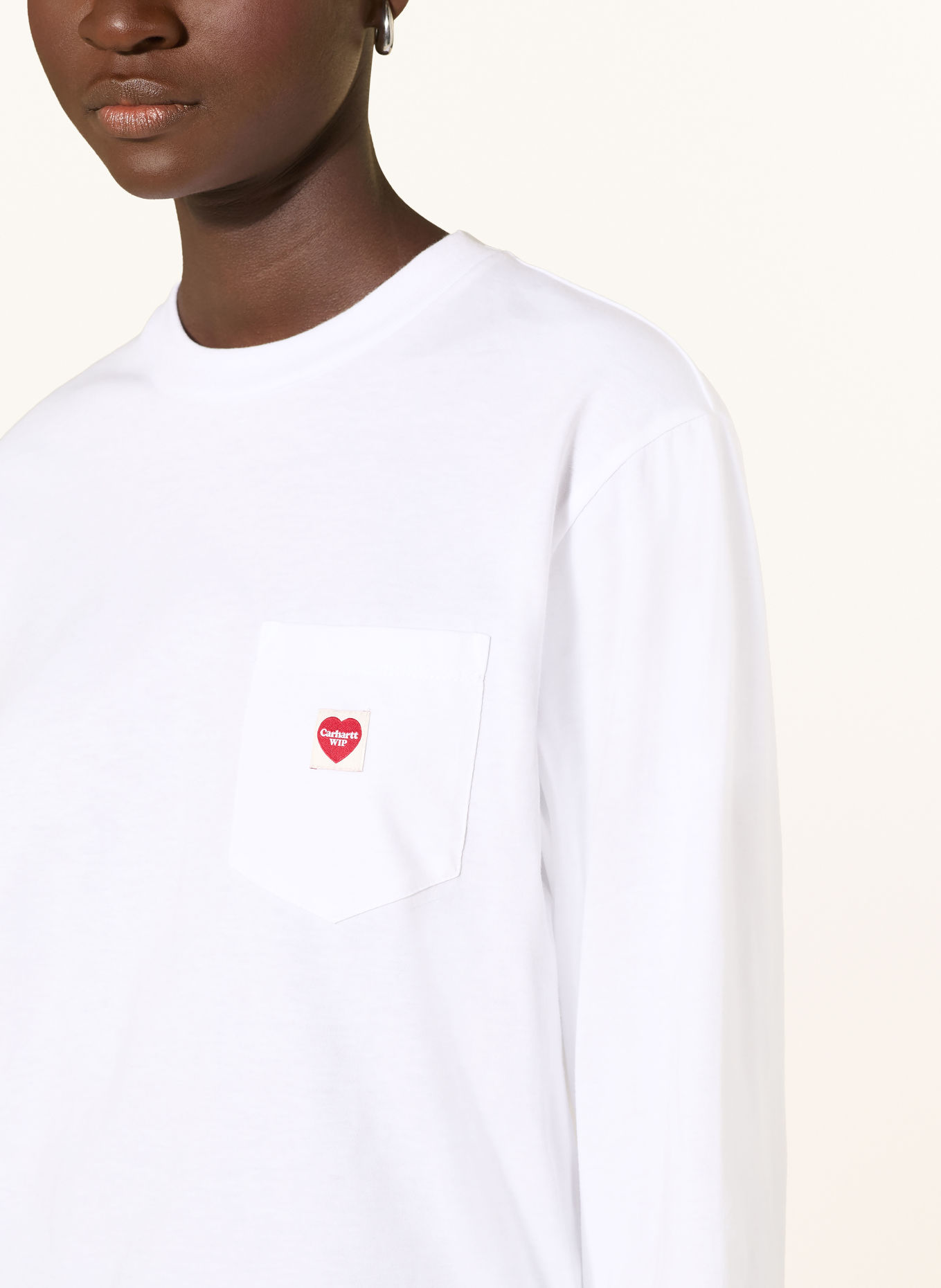 carhartt WIP Longsleeve: WEISS