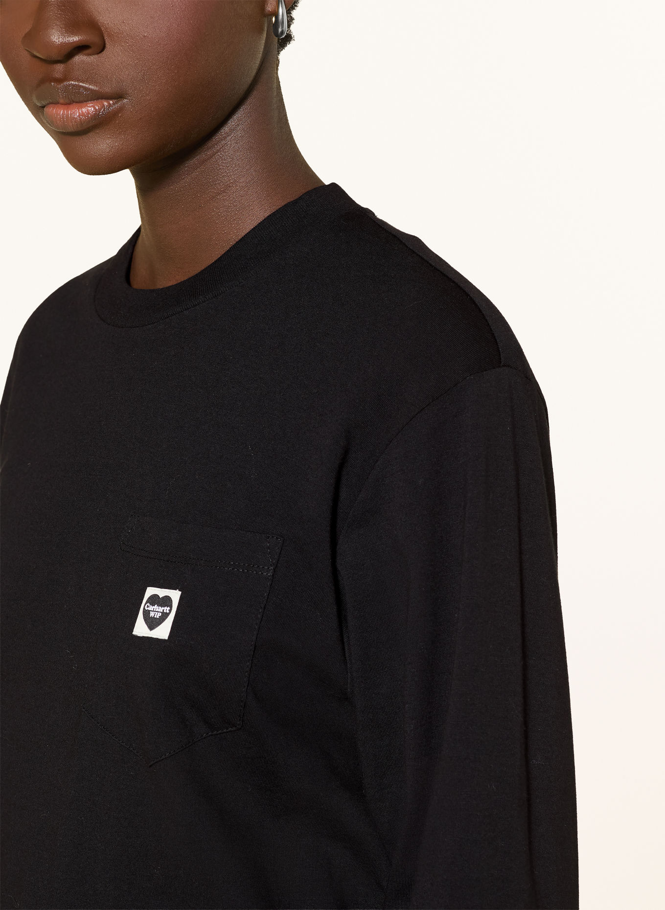 carhartt WIP Longsleeve: SCHWARZ