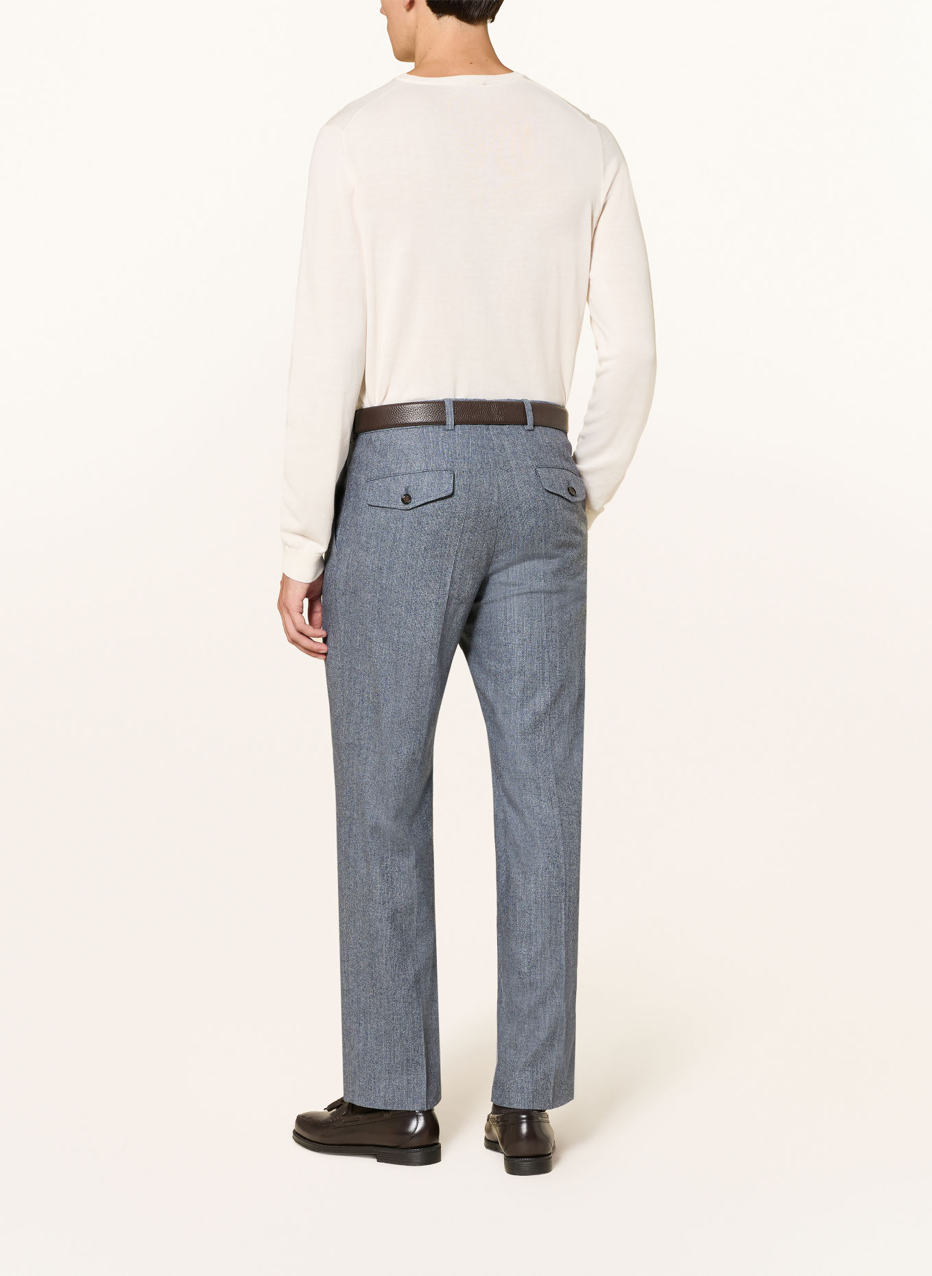 windsor. Pantalon de costume FRANCOS, coupe régulière: 440 TurquioseAqua 440