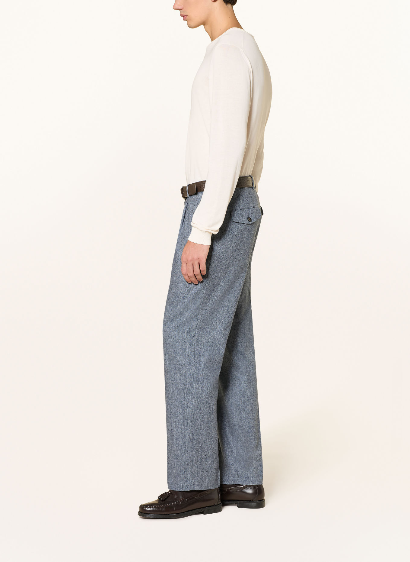 windsor. Pantalon de costume FRANCOS, coupe régulière: 440 TurquioseAqua 440