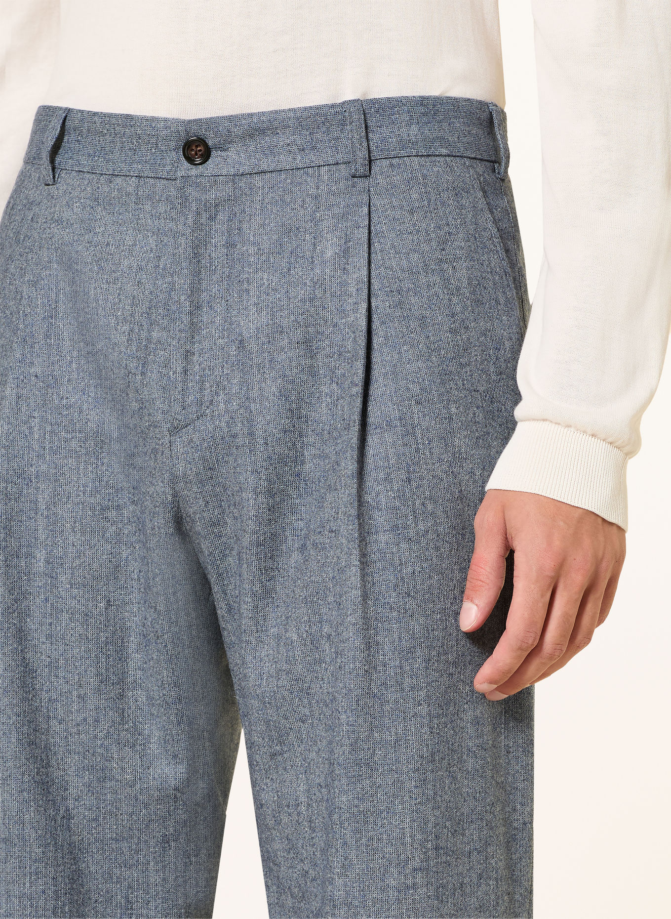windsor. Pantalon de costume FRANCOS, coupe régulière: 440 TurquioseAqua 440