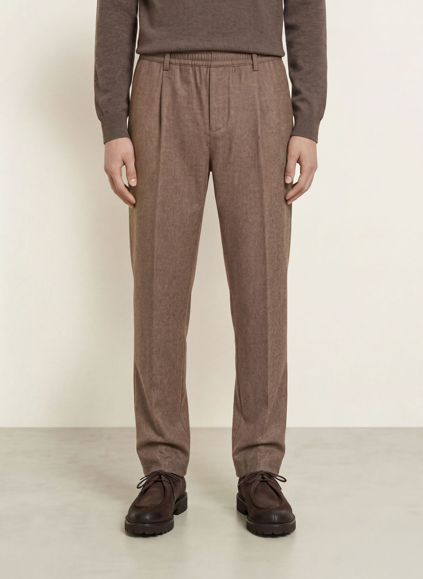 eleventy Pantaloni chino cu croială regular: MARO