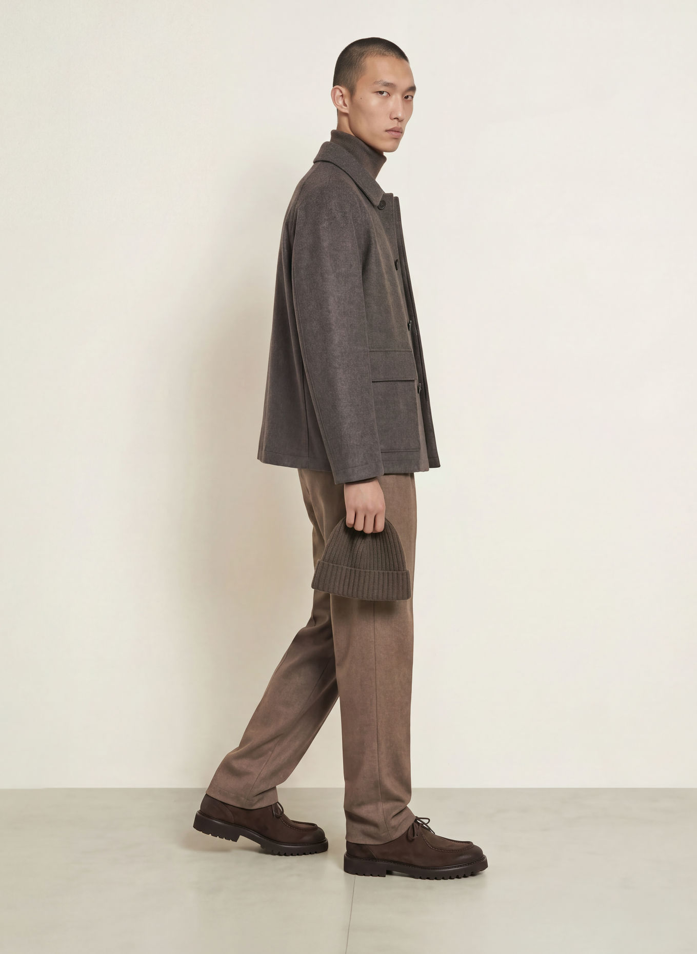 eleventy Pantaloni chino cu croială regular: MARO