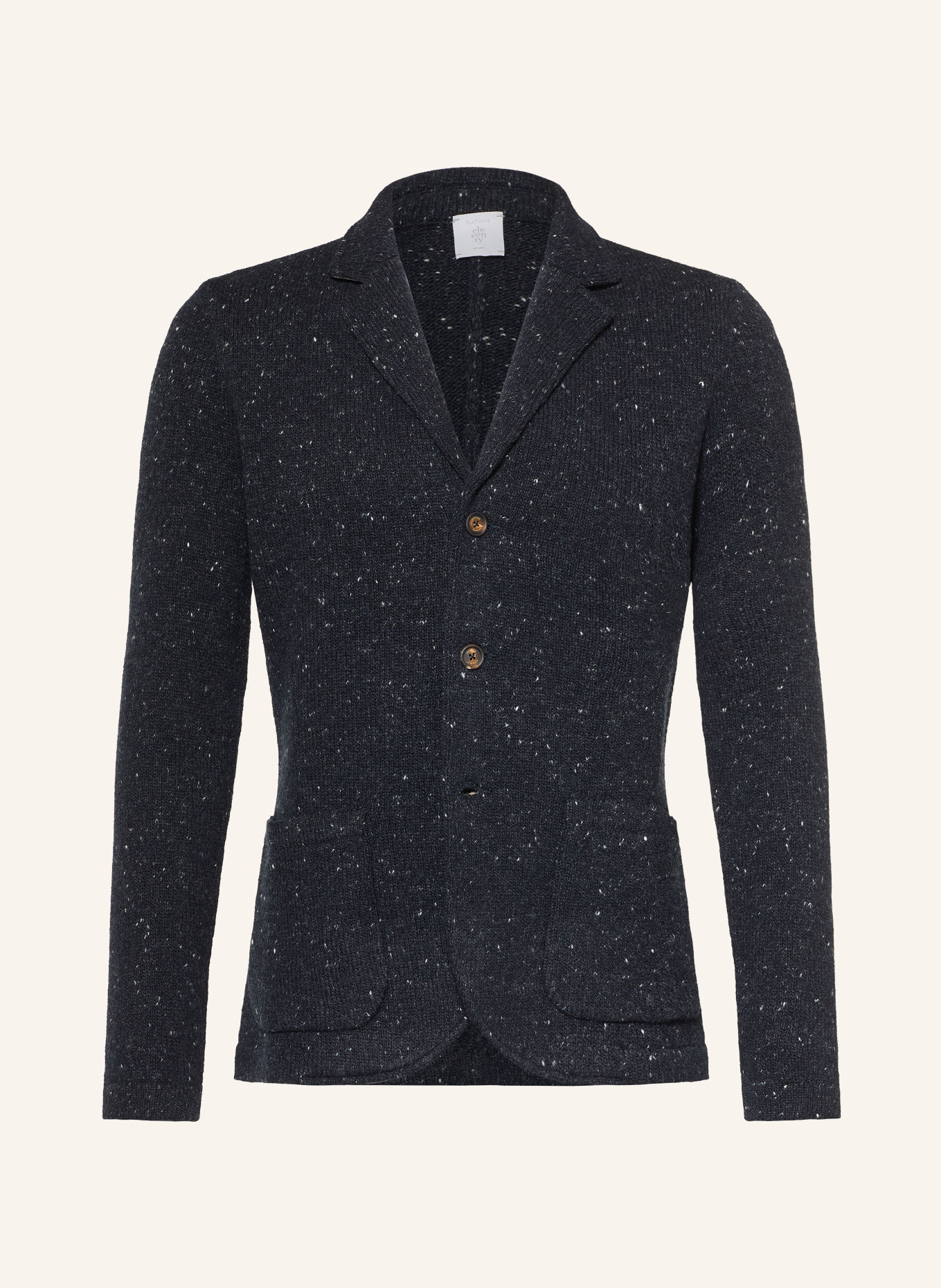 eleventy Stricksakko Extra Slim Fit: DUNKELBLAU