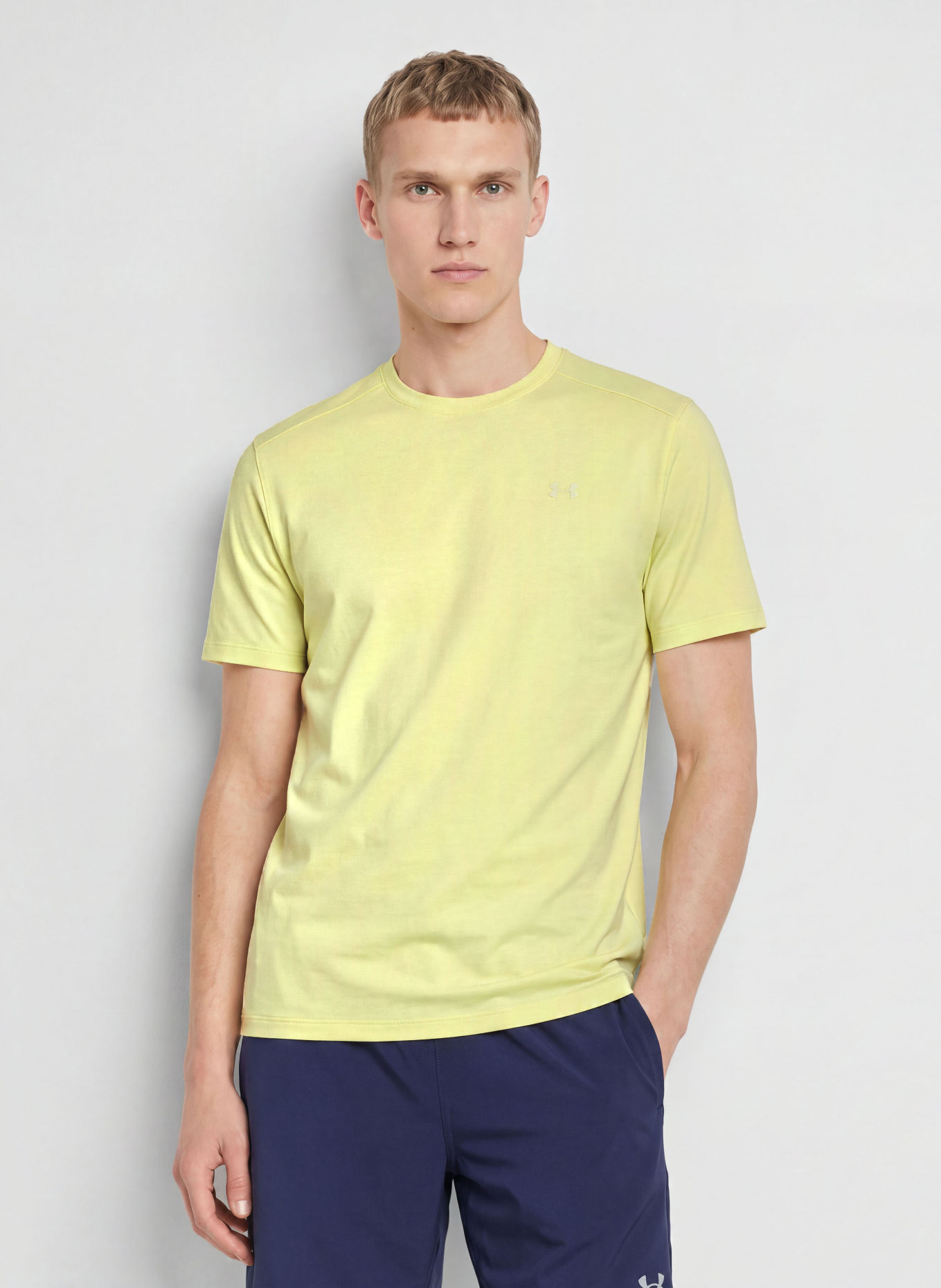 UNDER ARMOUR Koszulka funkcyjna UA THE BOUNCY TEE: JASNOŻÓŁTY