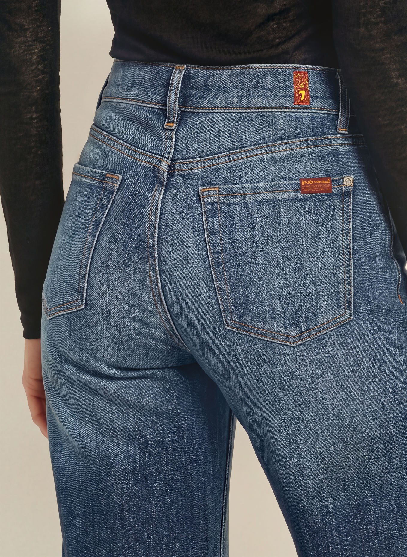 7 for all mankind Wide Leg Jeans LOTTA: 3NE BLUE HOUR