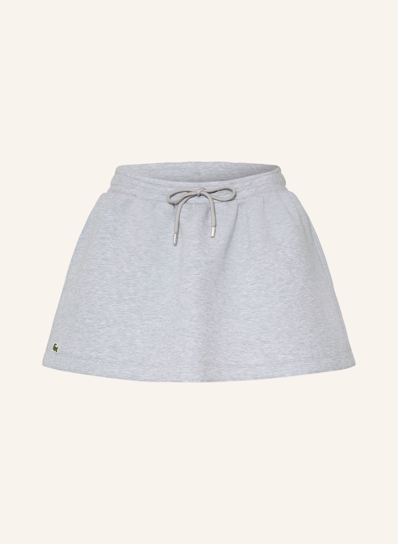 LACOSTE Sweatshirt Skirt: LIGHT GRAY