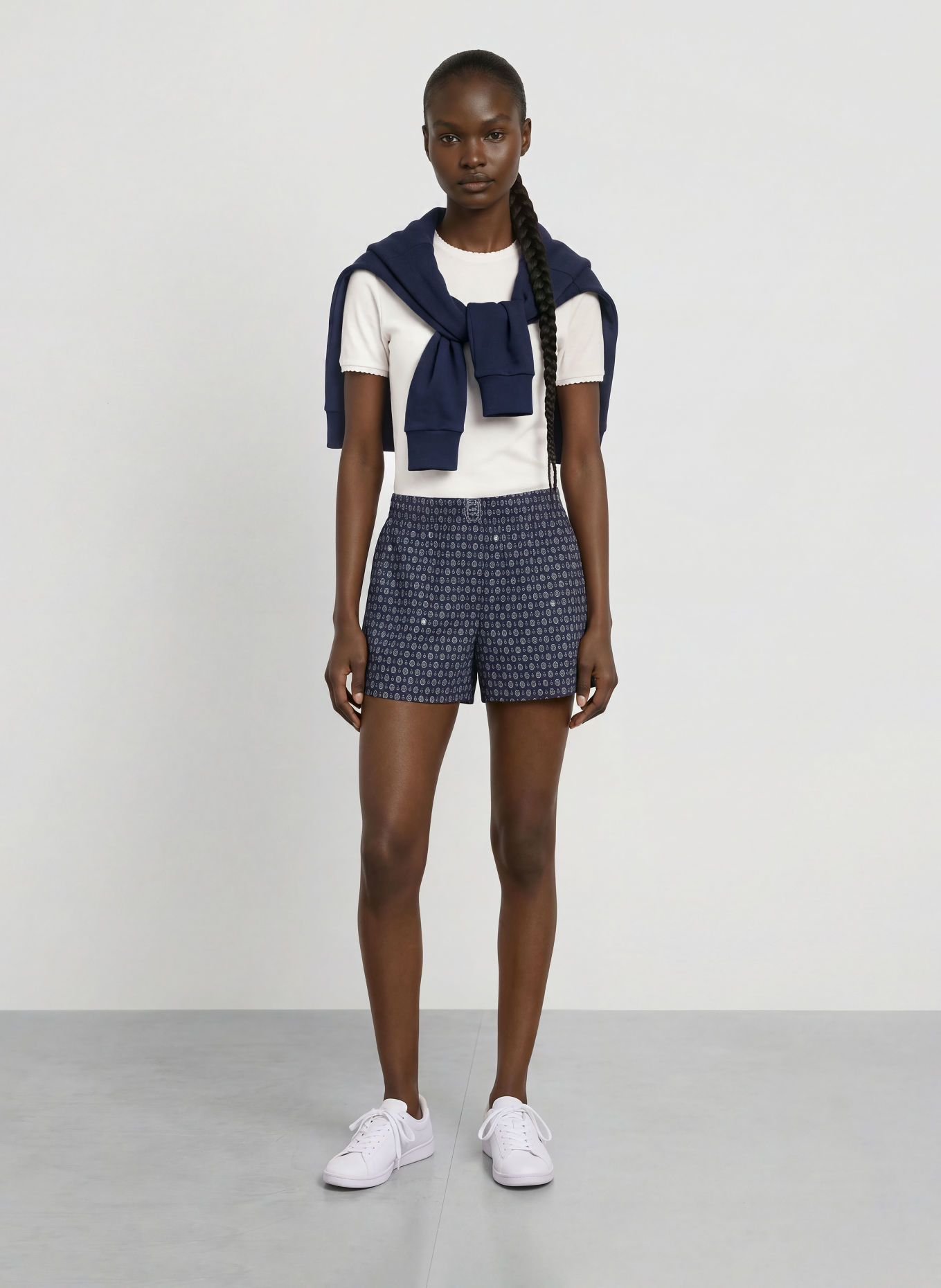 LACOSTE T-shirt van piqué: WIT