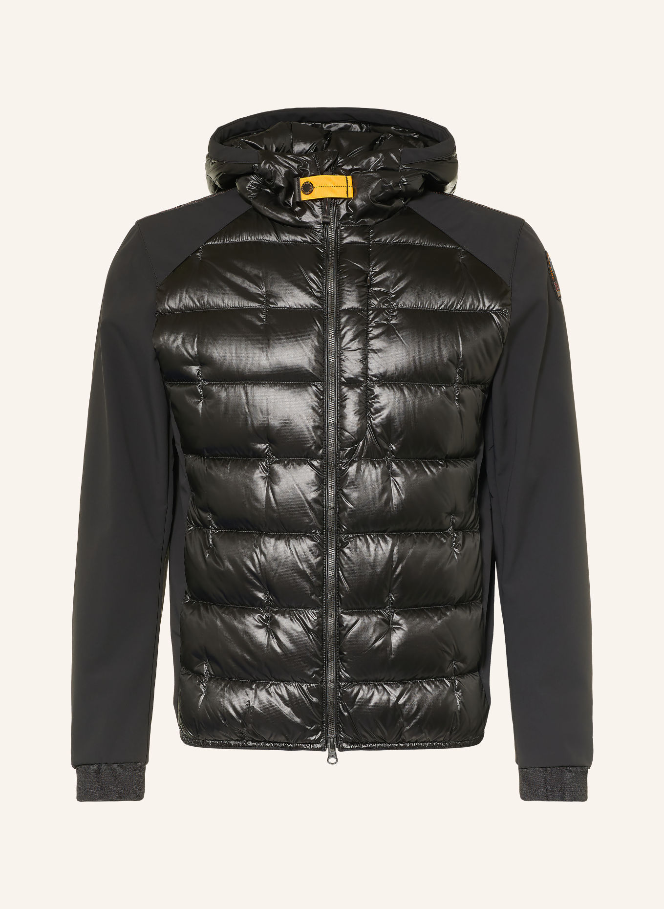 PARAJUMPERS VIGOLO dunjakke i blandet materiale: SORT