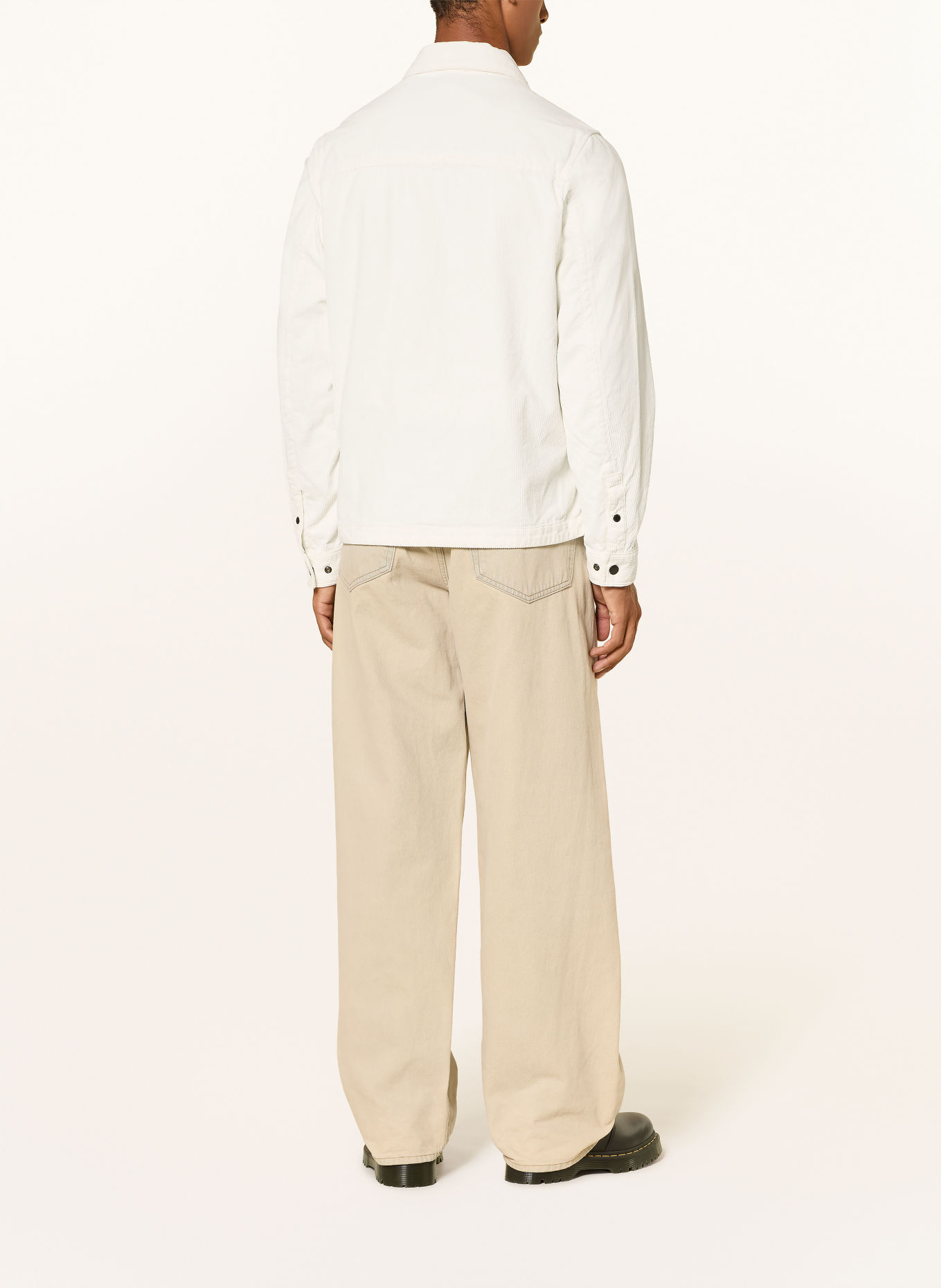 PARAJUMPERS Overjacket GALROSS aus Cord: ECRU