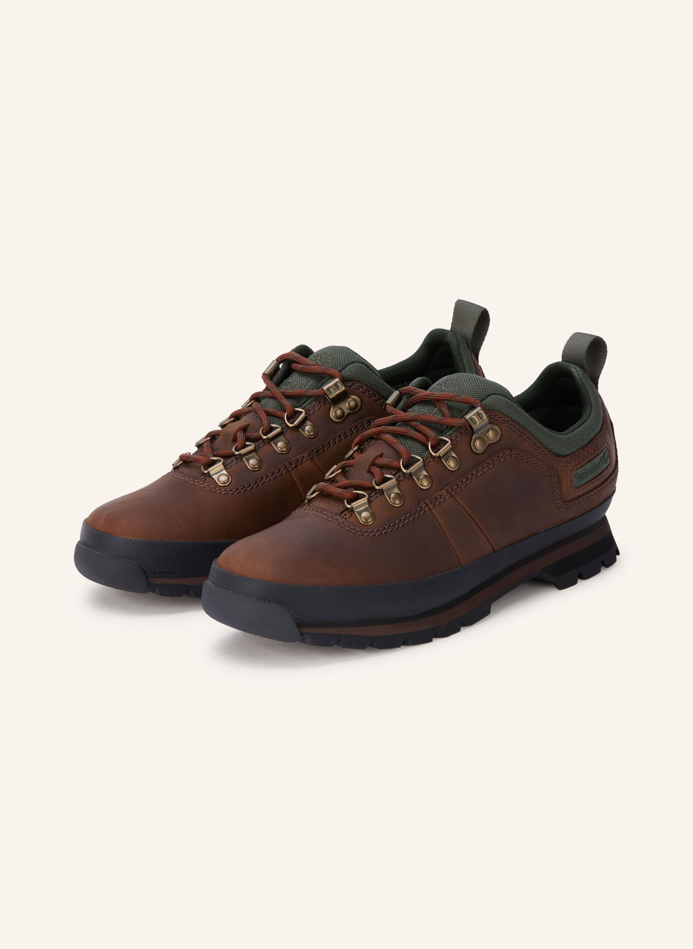 Timberland Veterschoenen EURO HIKER: BRUIN / DONKERGRIJS / KAKI