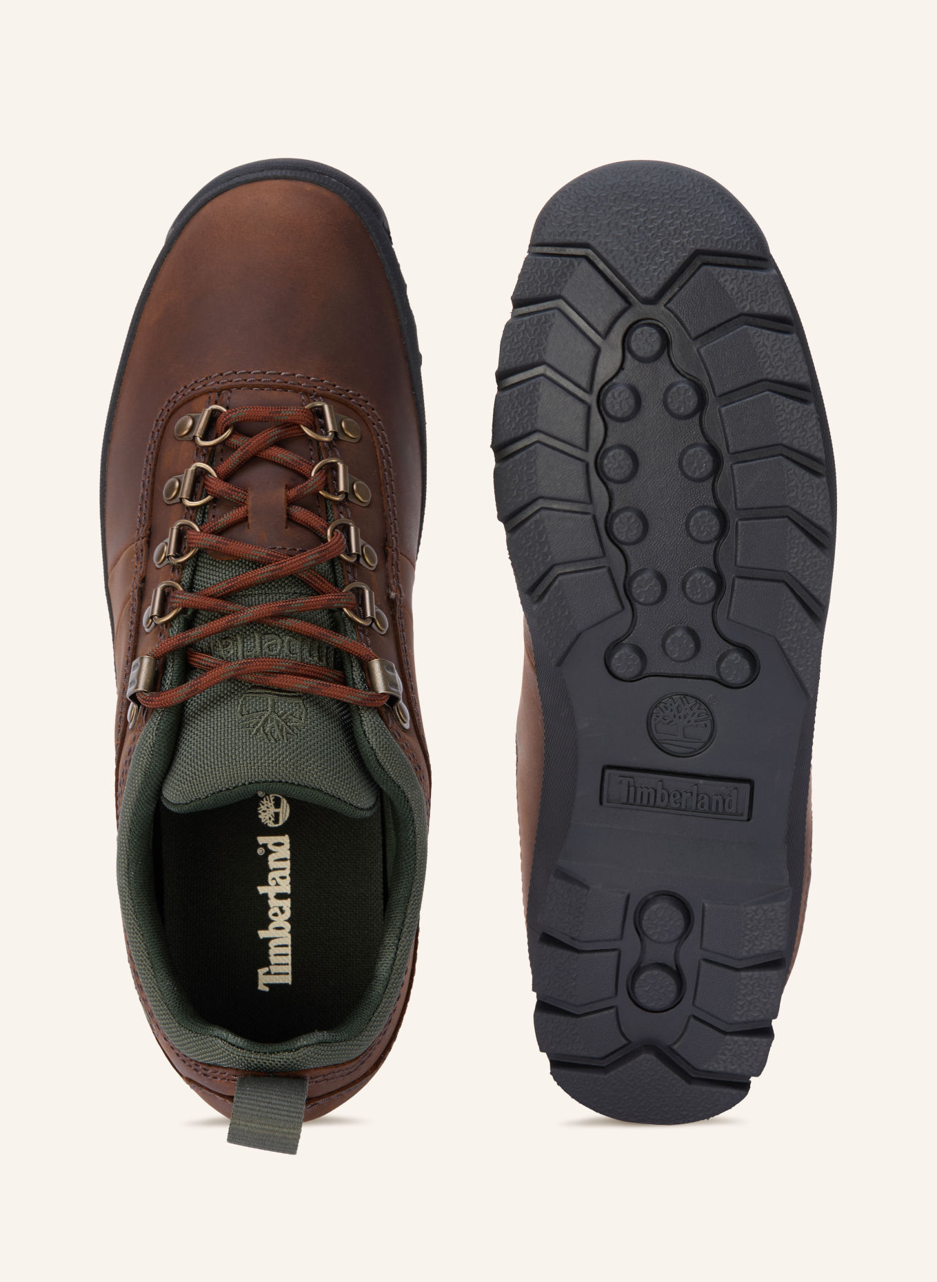 Timberland Veterschoenen EURO HIKER: BRUIN / DONKERGRIJS / KAKI
