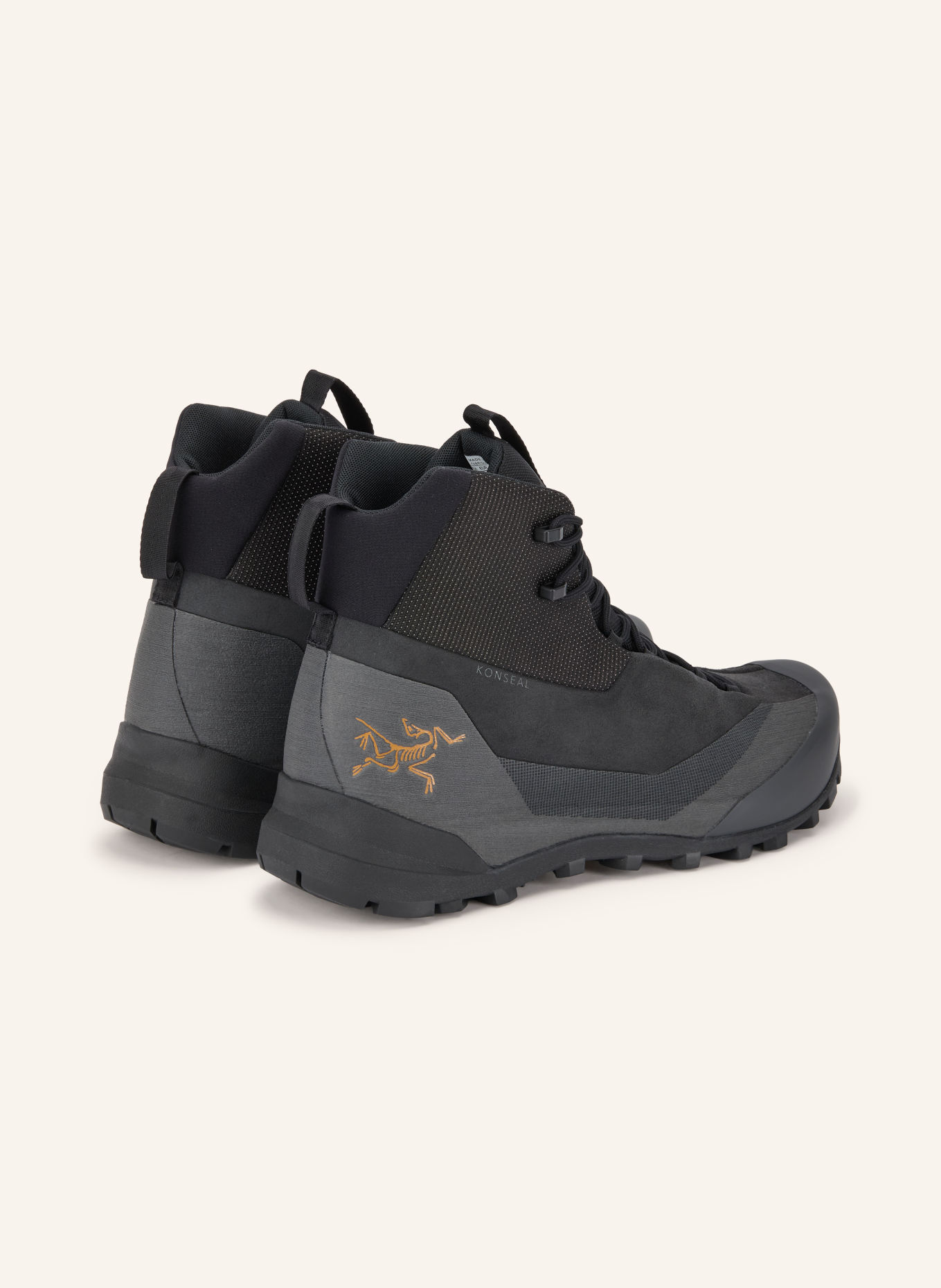 ARC'TERYX KONSEAL Climbing Shoes: BLACK / DARK GRAY