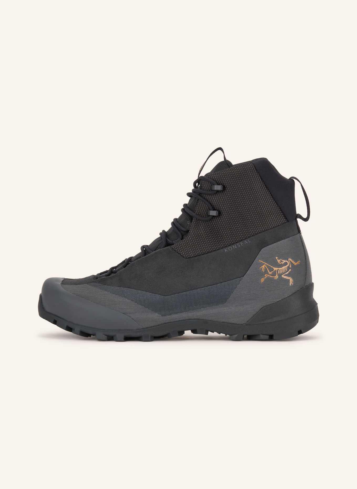 ARC'TERYX KONSEAL Climbing Shoes: BLACK / DARK GRAY