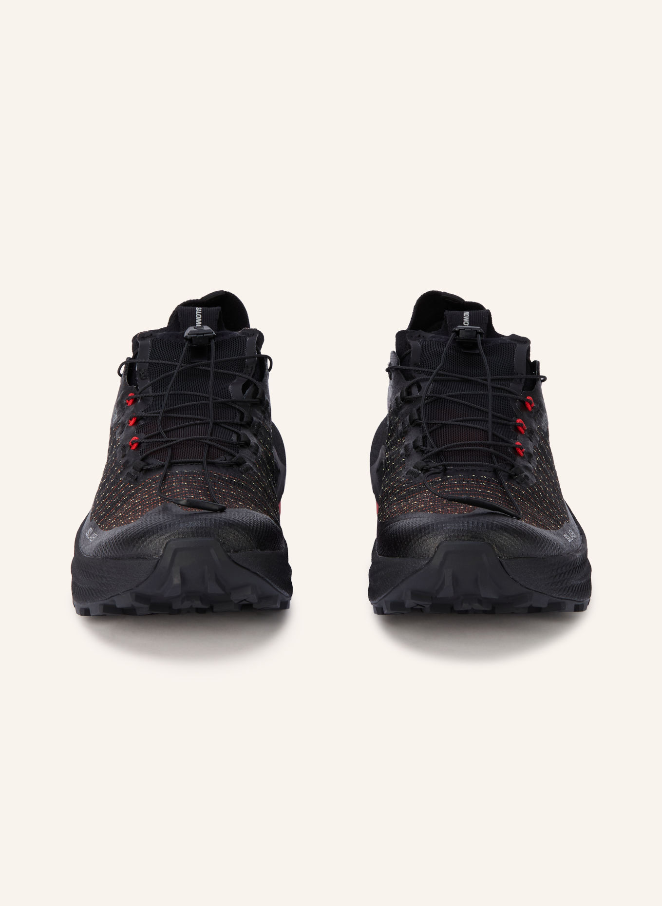 SALOMON S/LAB GENESIS 2 Trail running shoes: BLACK / NEON RED