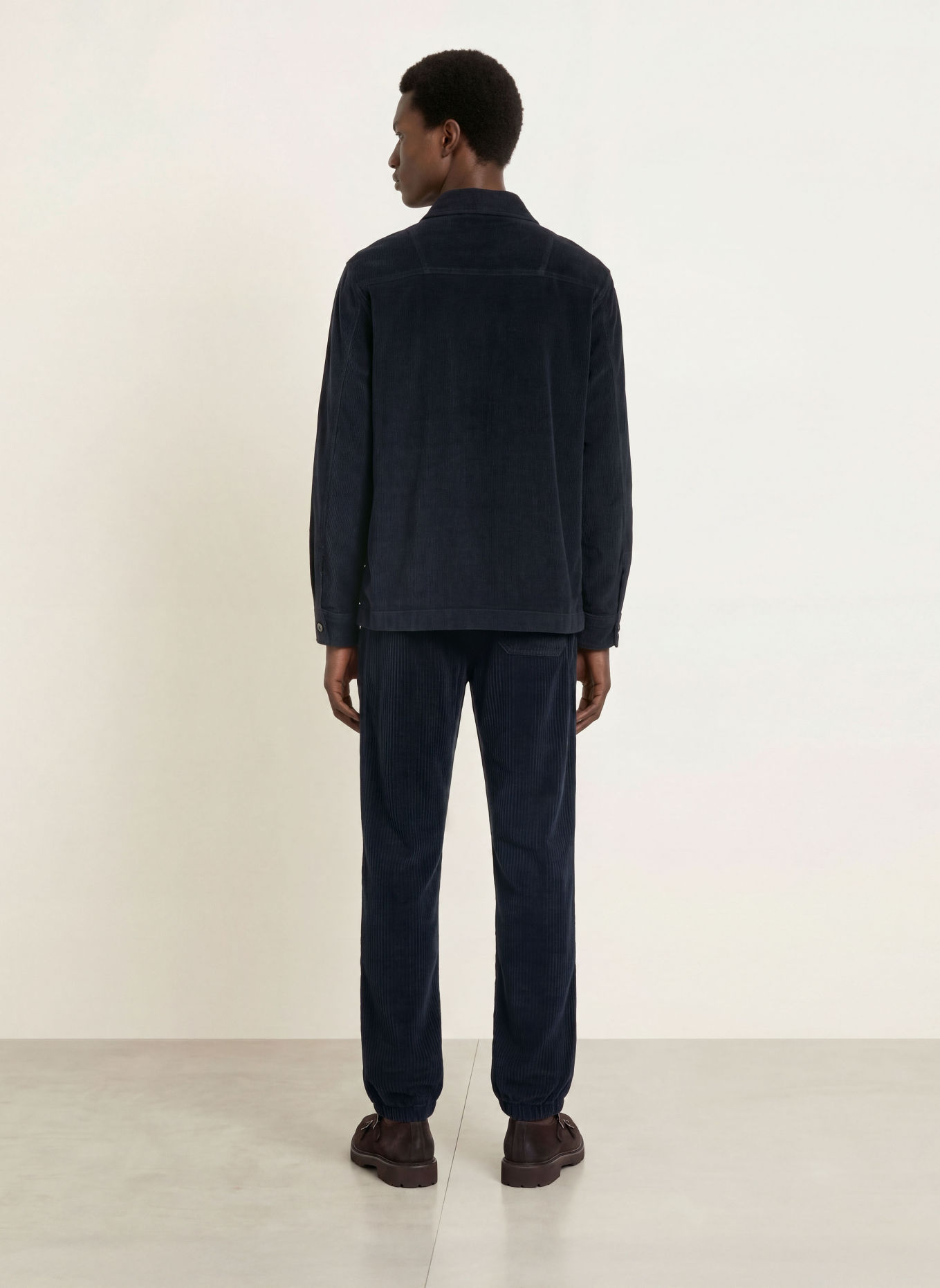 CLOSED Overjacket van corduroy: DONKERBLAUW