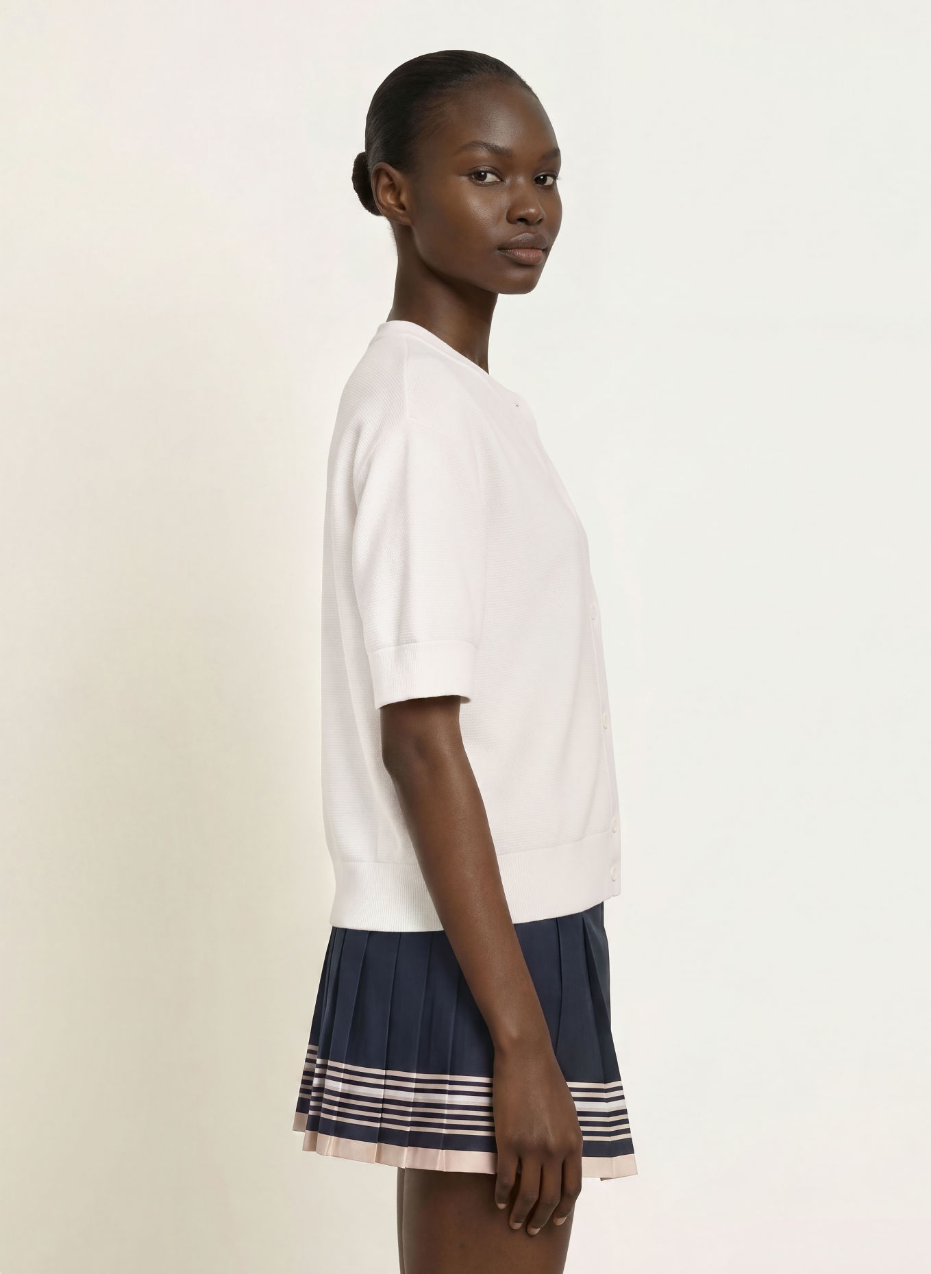 LACOSTE Strickjacke: CREME