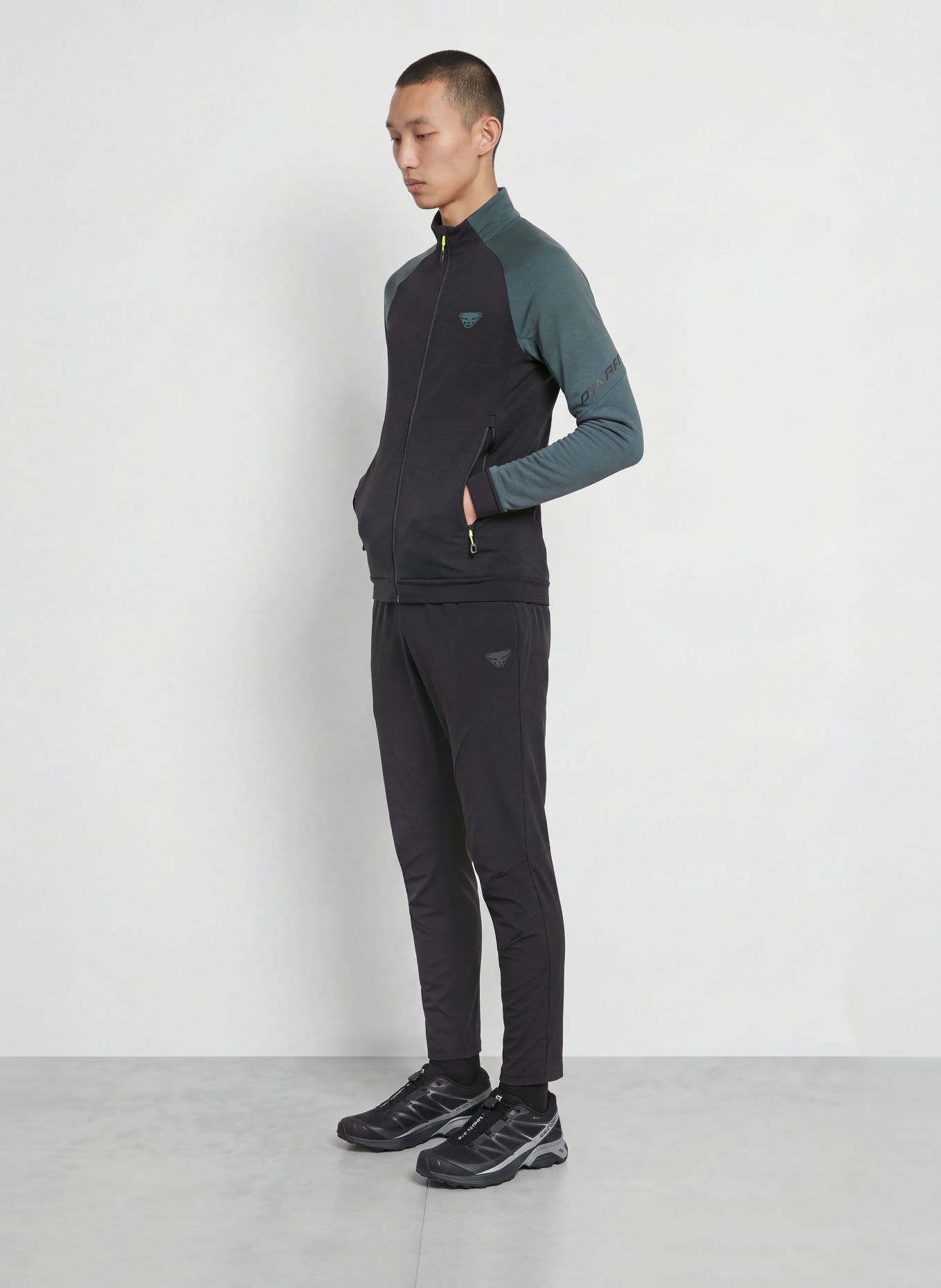 DYNAFIT Jachetă intermediară RADICAL POLARTEC®: ALBASTRU-CENUȘIU / NEGRU