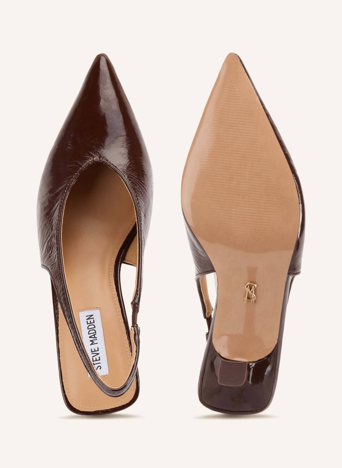 STEVE MADDEN Czółenka typu slingback ALARI: BRĄZOWY