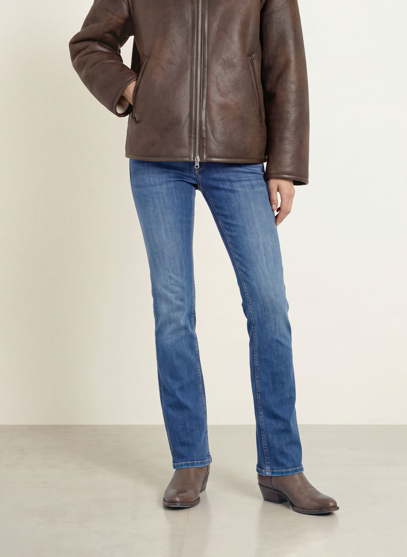 REPLAY Bootcut jeans NEW LUZ: C009 MEDIUM BLUE