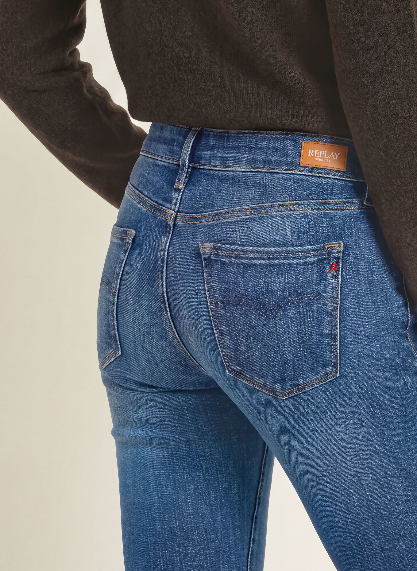 REPLAY Bootcut jeans NEW LUZ: C009 MEDIUM BLUE