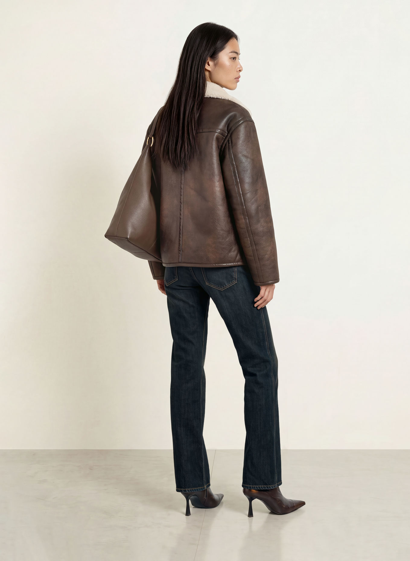 REPLAY Flared Jeans JANCE: C007 DARK BLUE