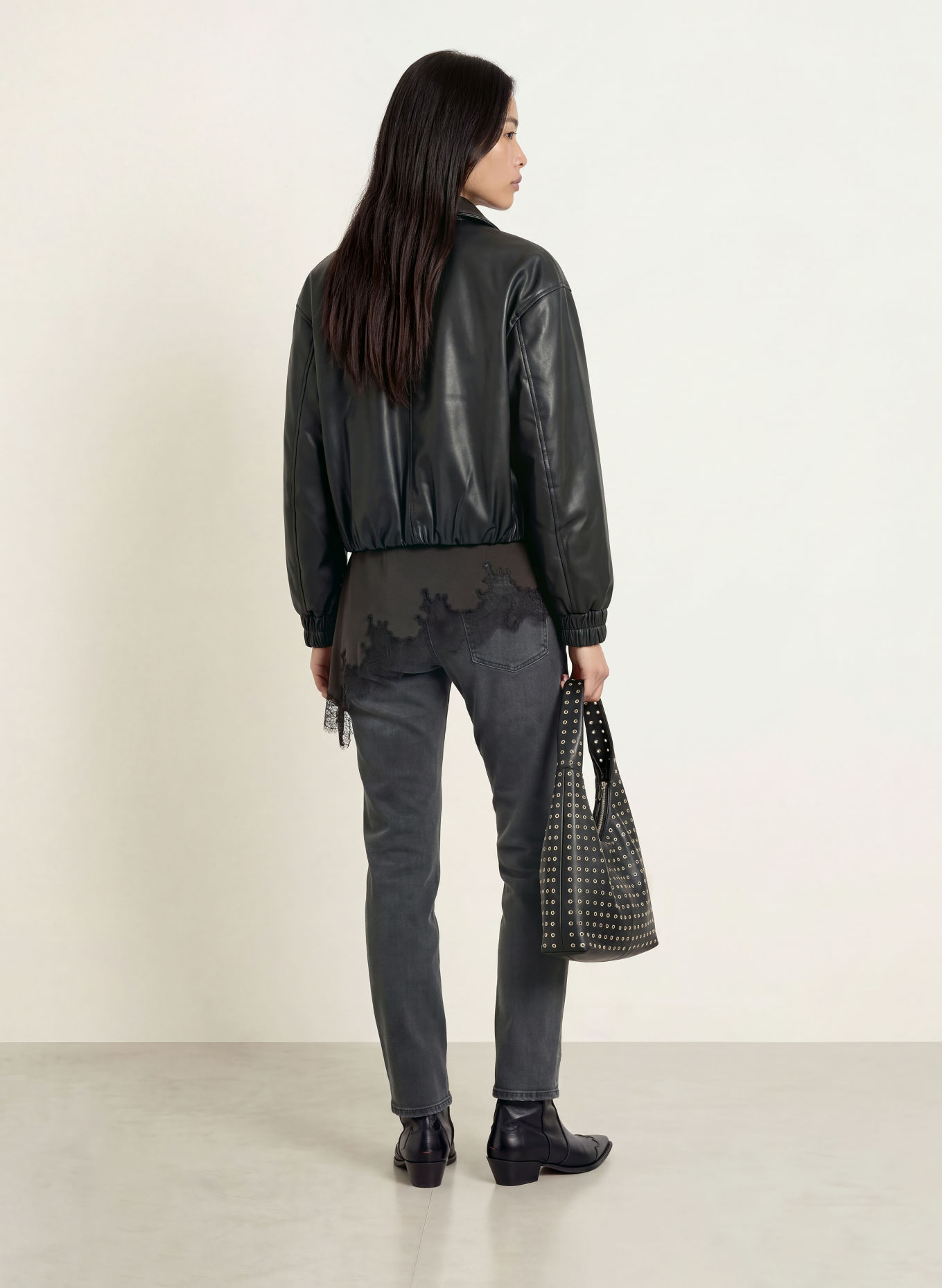 REPLAY Straight jeans AKEME: C097 DARK GREY
