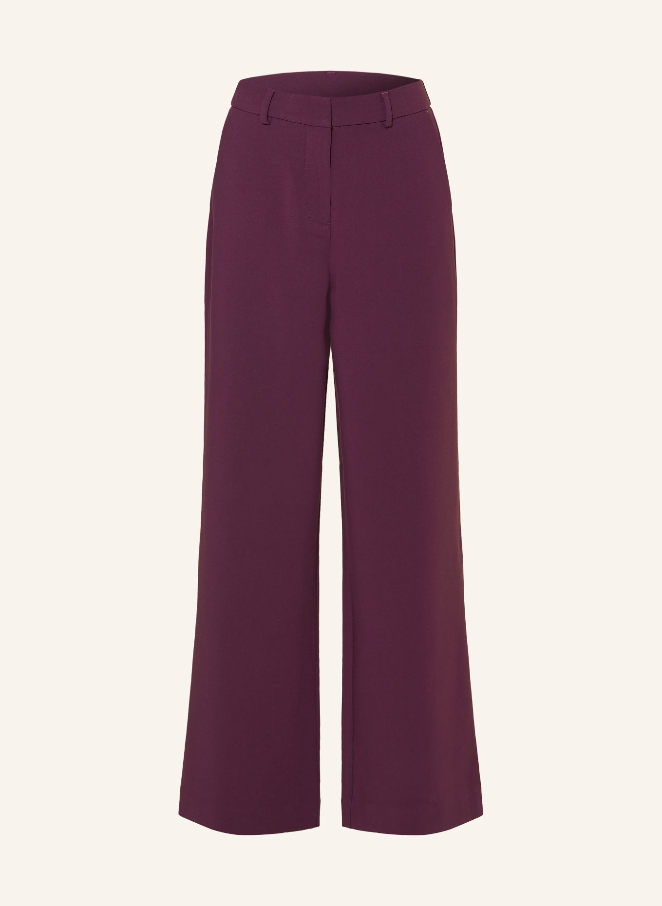 MSCH COPENHAGEN Wide-leg trousers MSCHMACY MICHELLE: DARK PURPLE