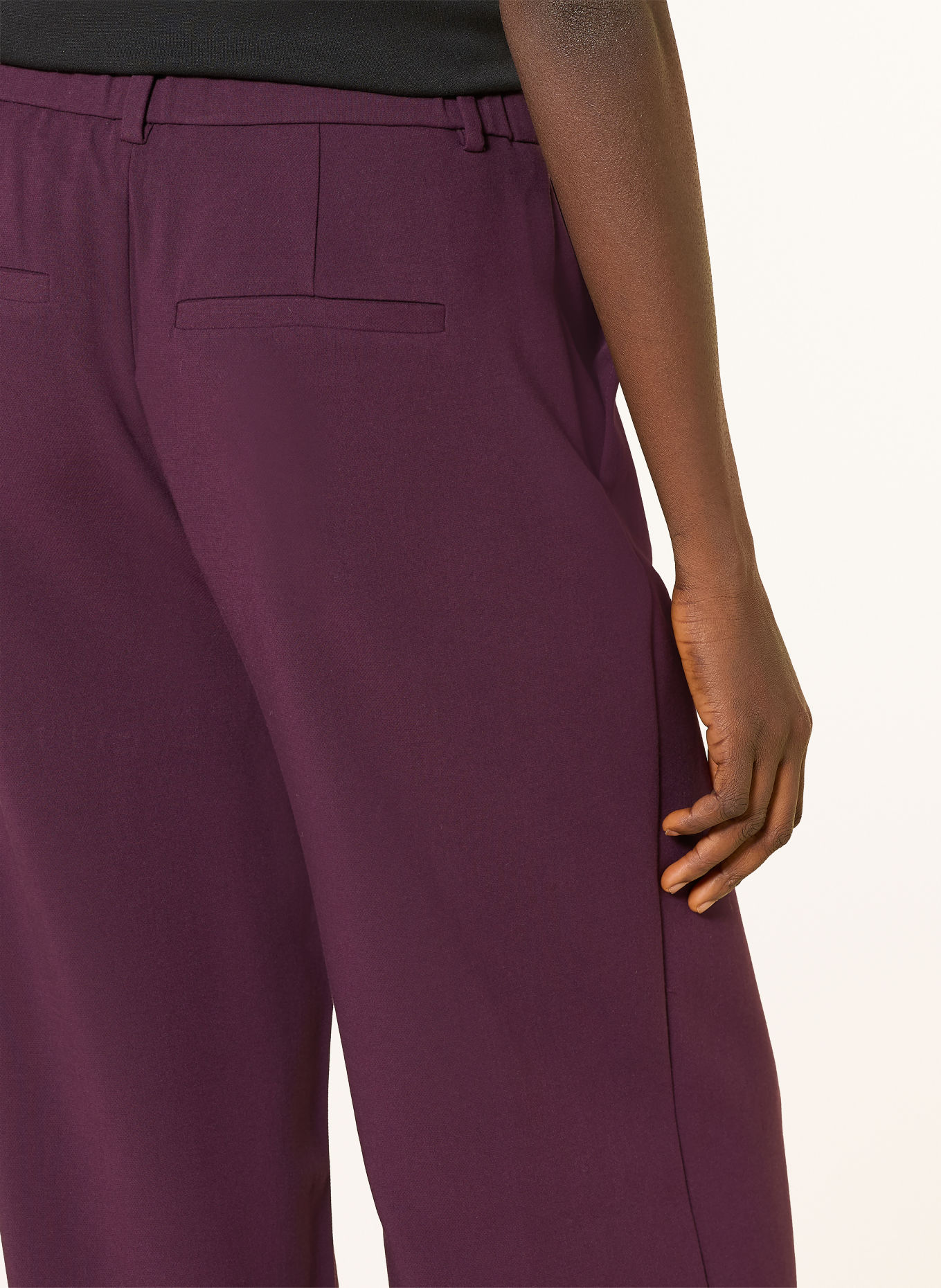 MSCH COPENHAGEN Wide-leg trousers MSCHMACY MICHELLE: DARK PURPLE