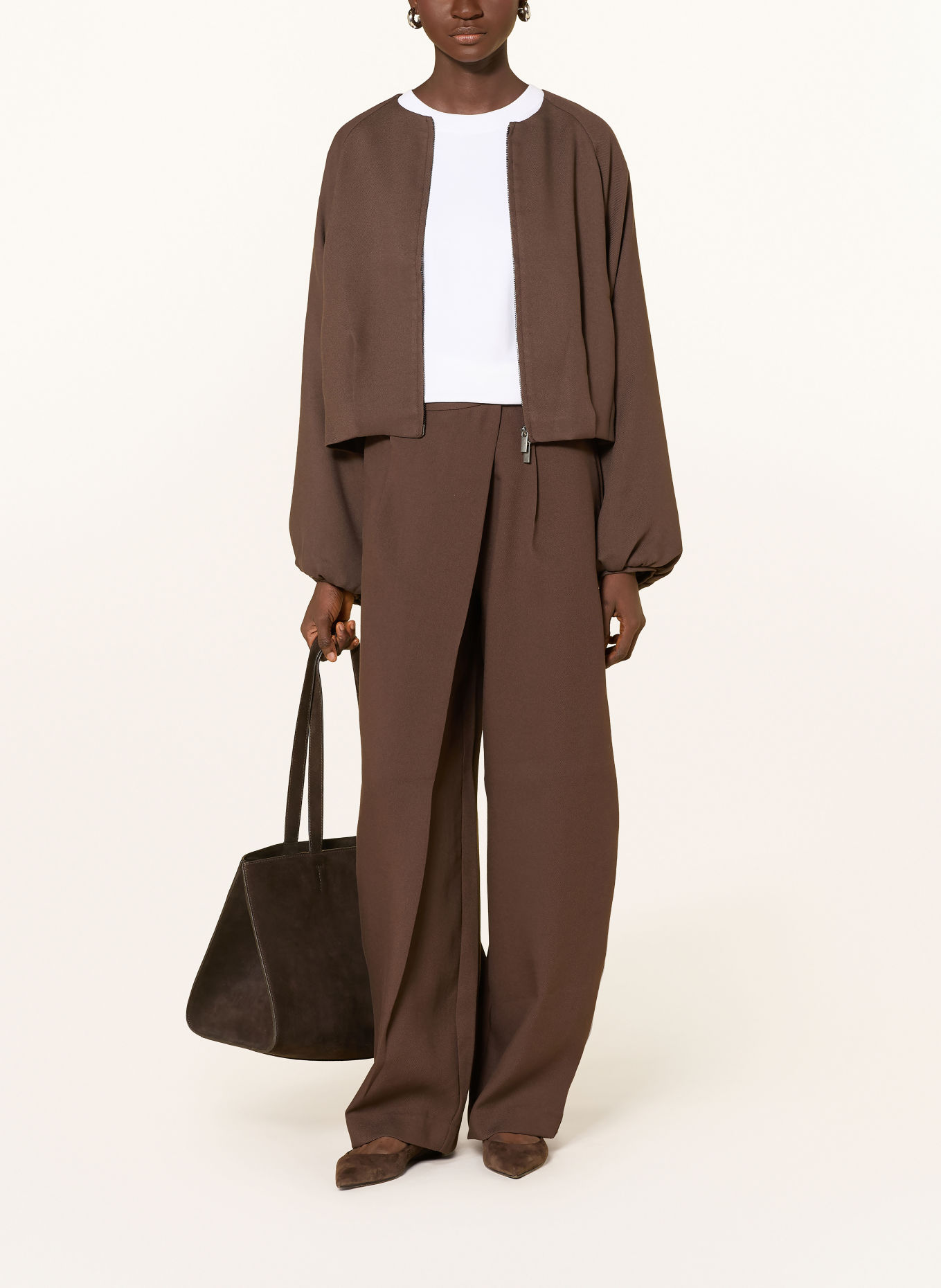 MSCH COPENHAGEN Broek MSCHZEIN: MARRON FONCÉ