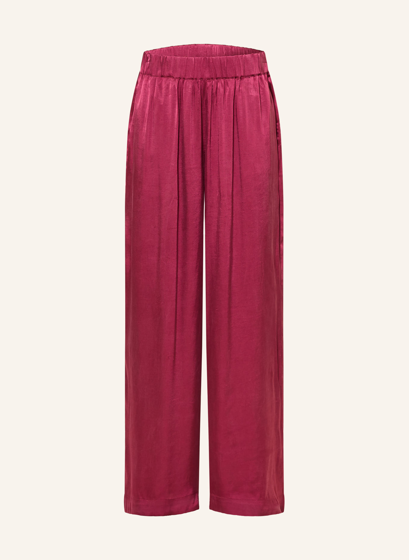 MSCH COPENHAGEN Satin Pants MSCHSHAELAN: RED