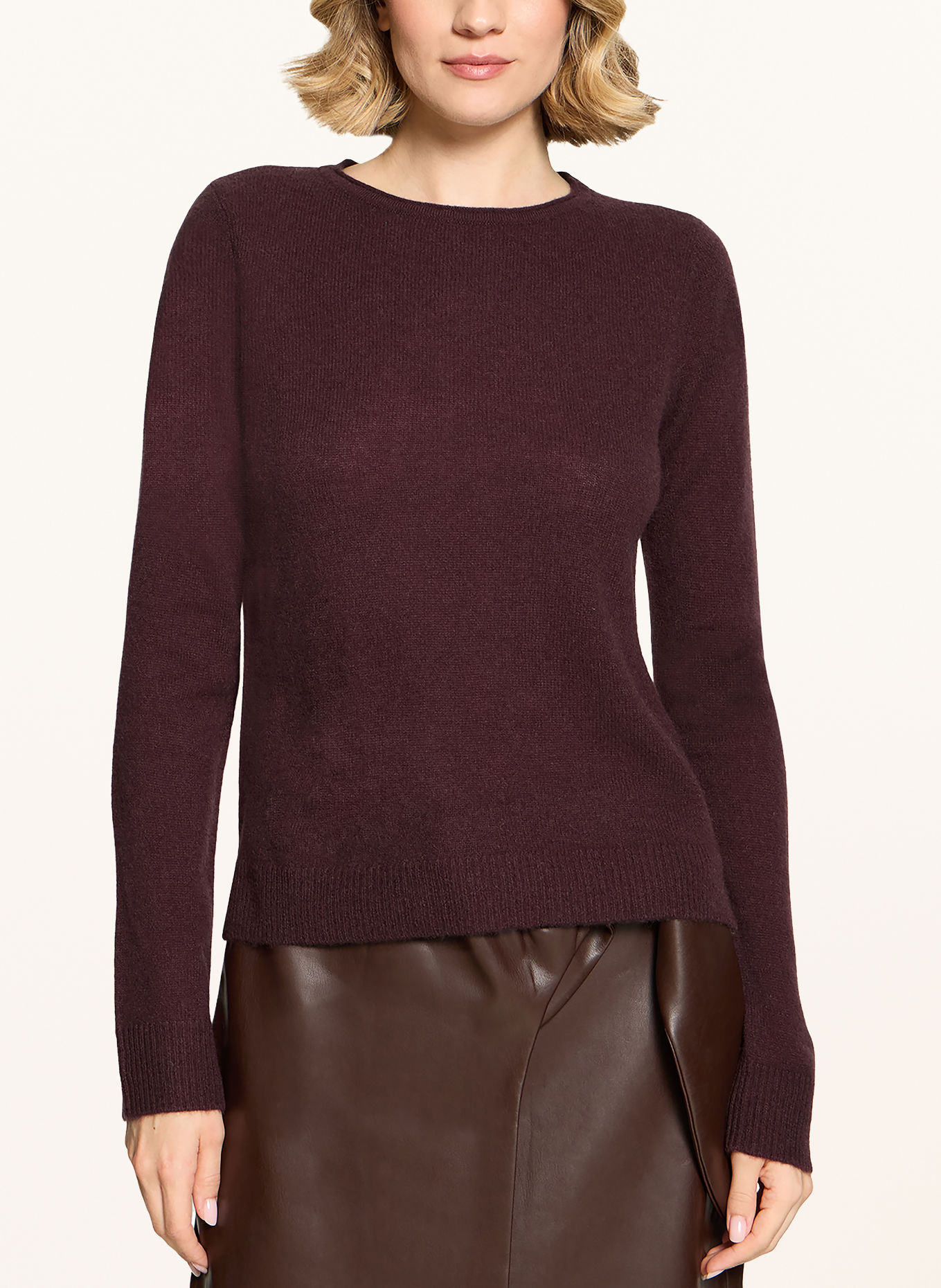 CARTOON Cashmere-Pullover: DUNKELBRAUN