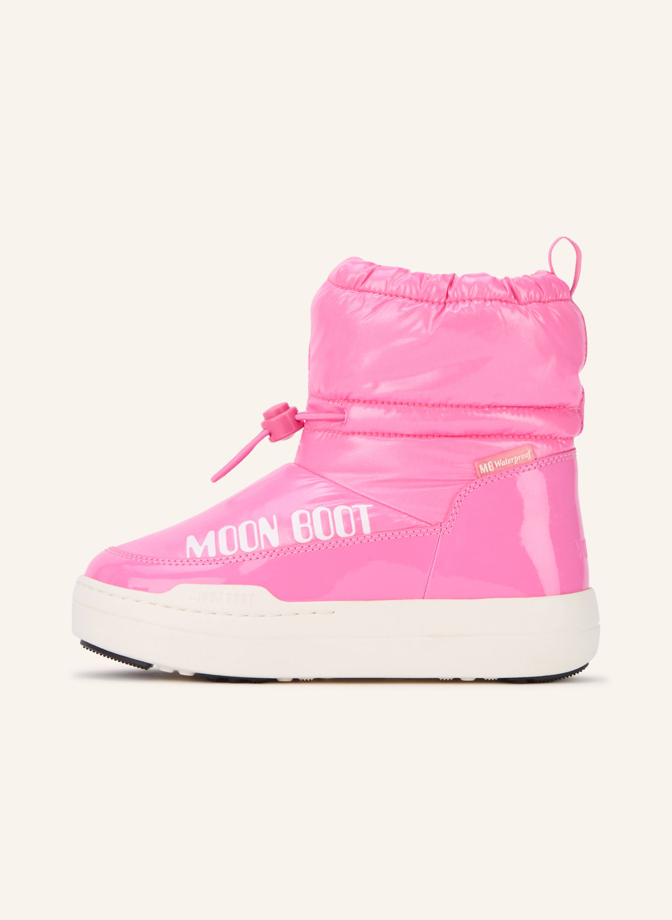 MOON BOOT Botki Moon Boots PARK TUBE: MOCNORÓŻOWY