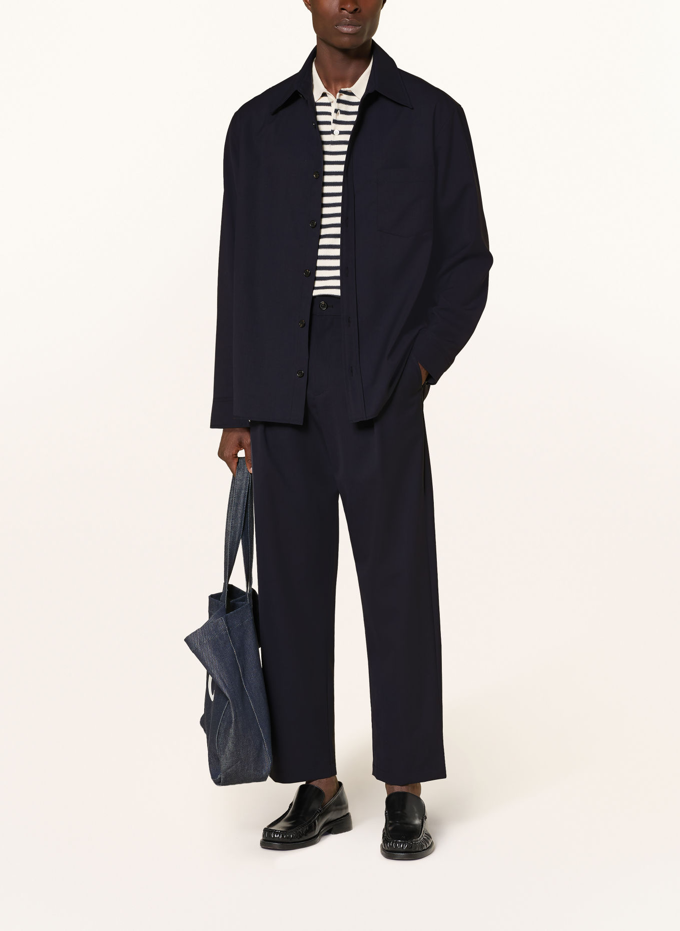 A.P.C. Overhemd SURCHEMISE MALAURY Comfort Fit: DONKERBLAUW
