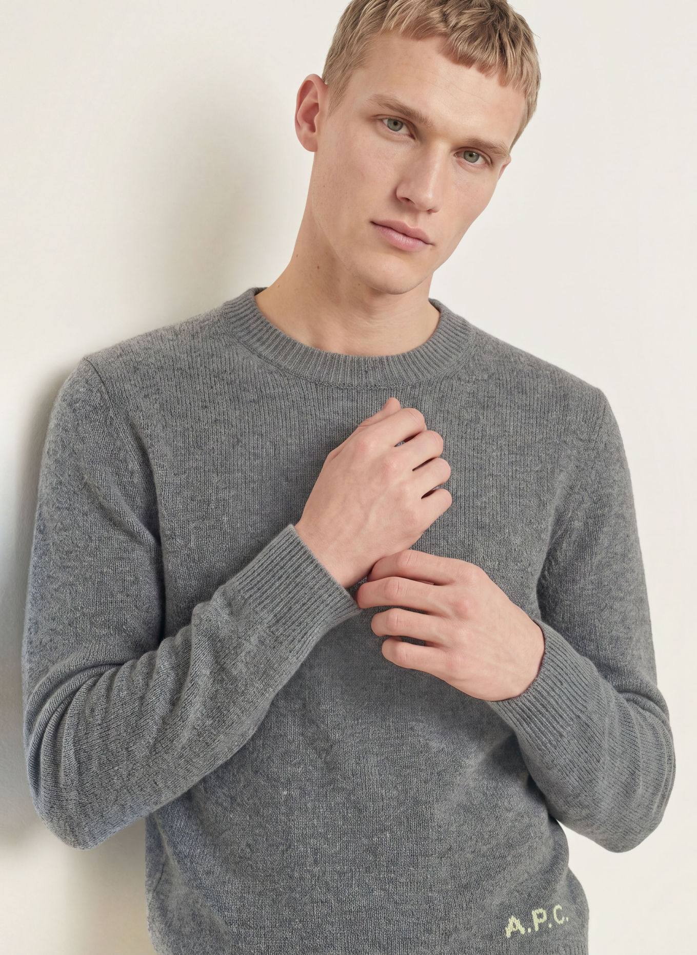 A.P.C. Trui EDMOND: DONKERGRIJS