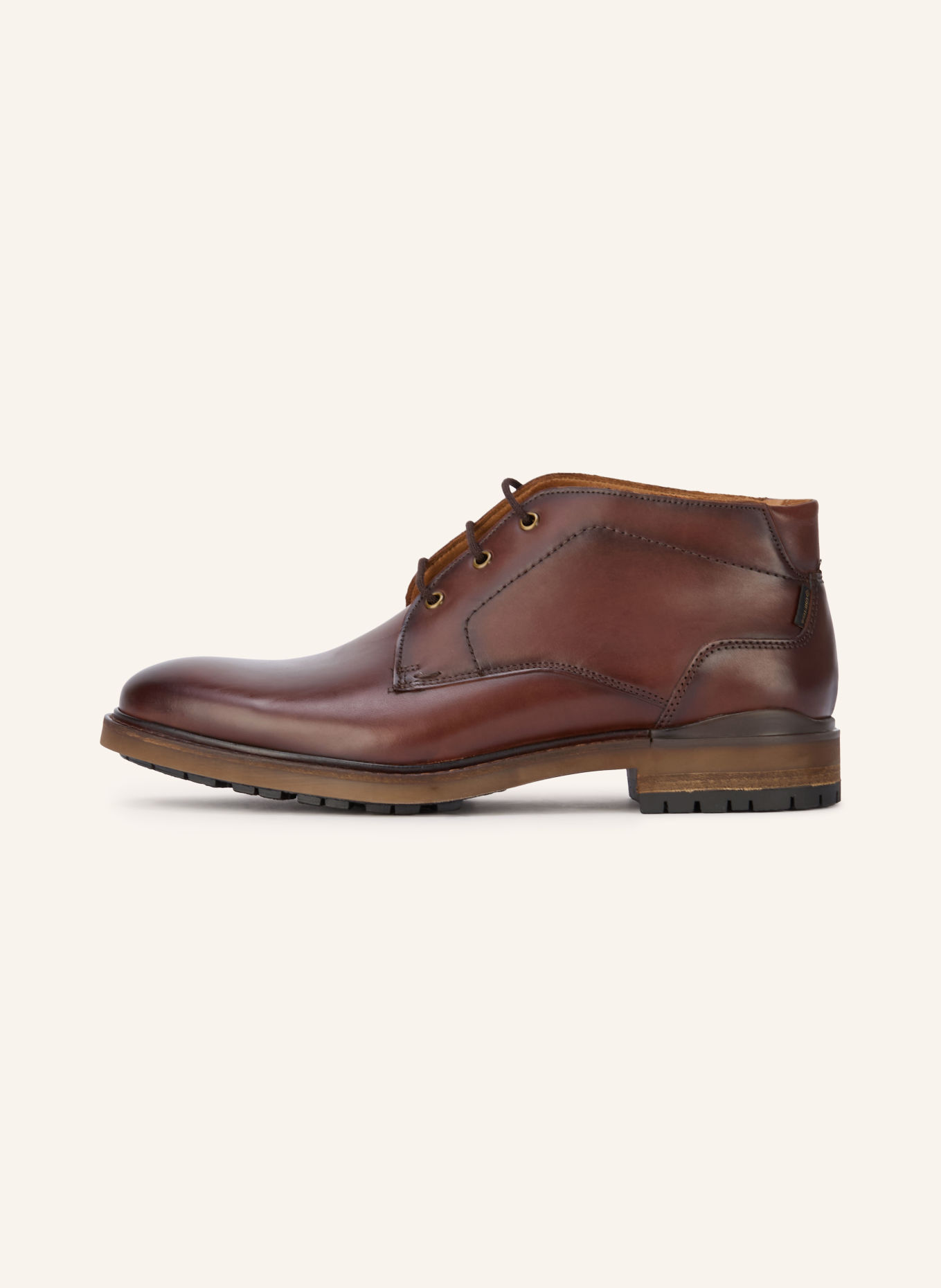 LLOYD Schnürboots VIBE 327GL: DUNKELBRAUN / GOLD
