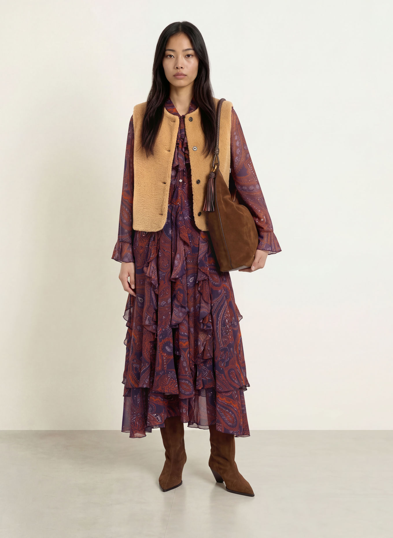 darling harbour Veste i teddypels: BEIGE