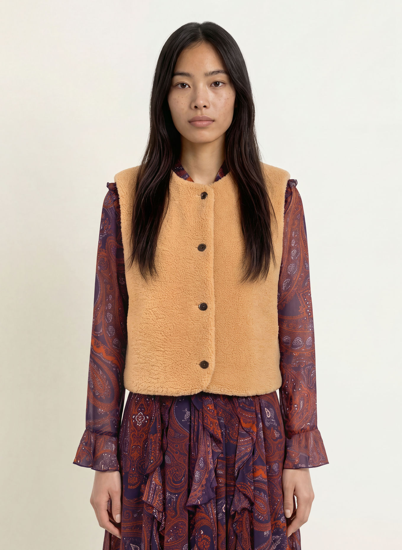 darling harbour Veste i teddypels: BEIGE