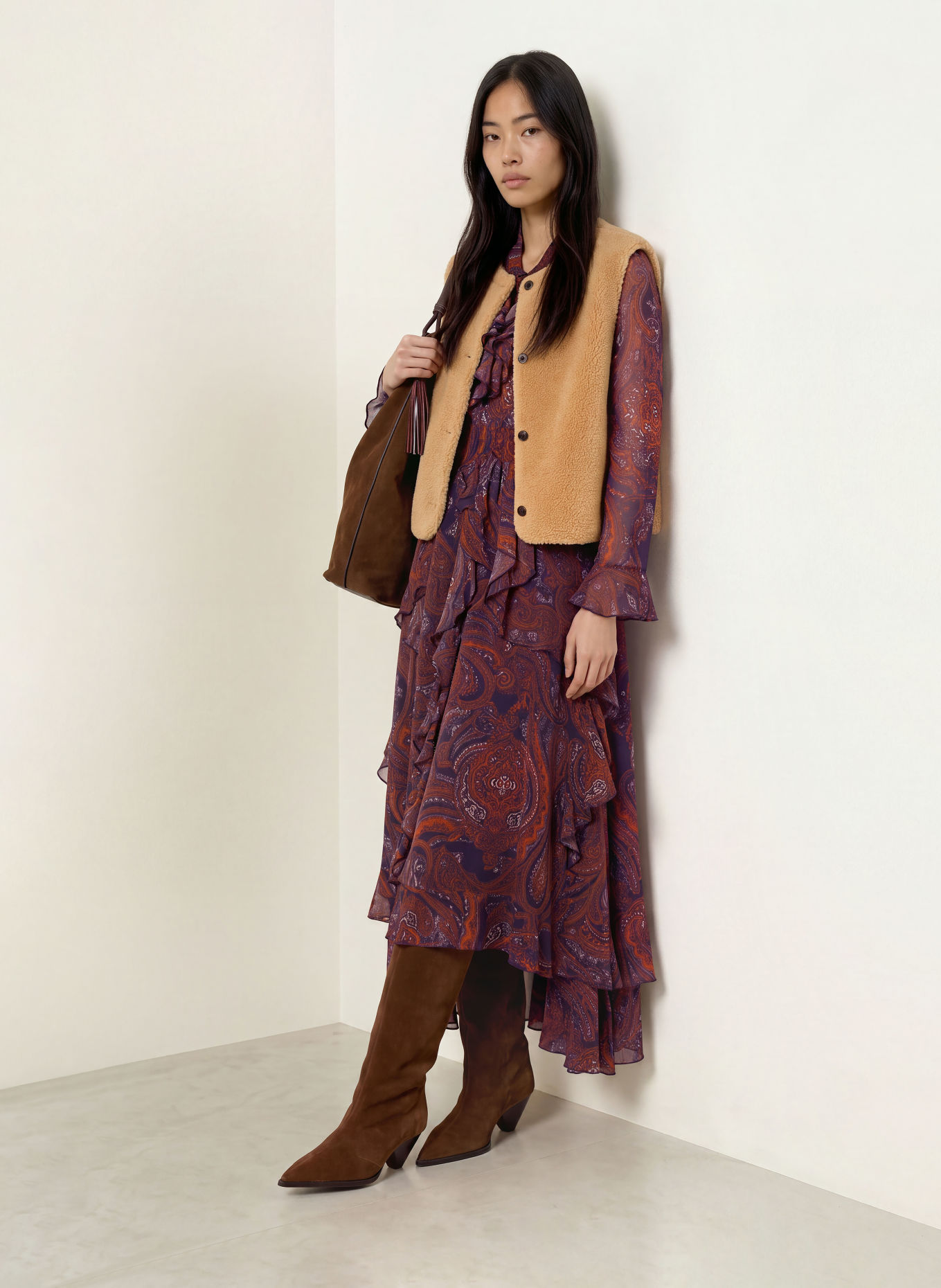 darling harbour Veste i teddypels: BEIGE