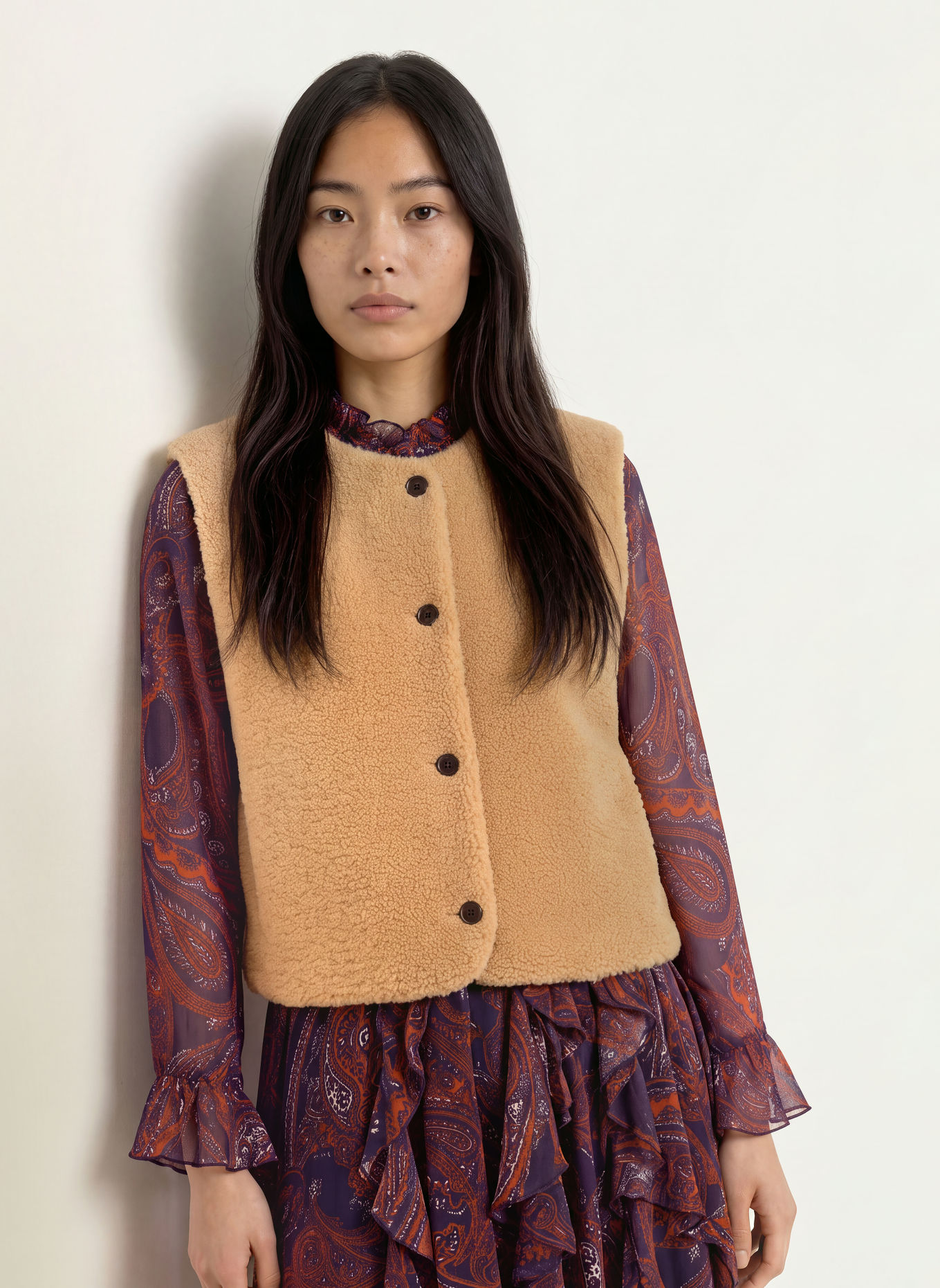darling harbour Veste i teddypels: BEIGE