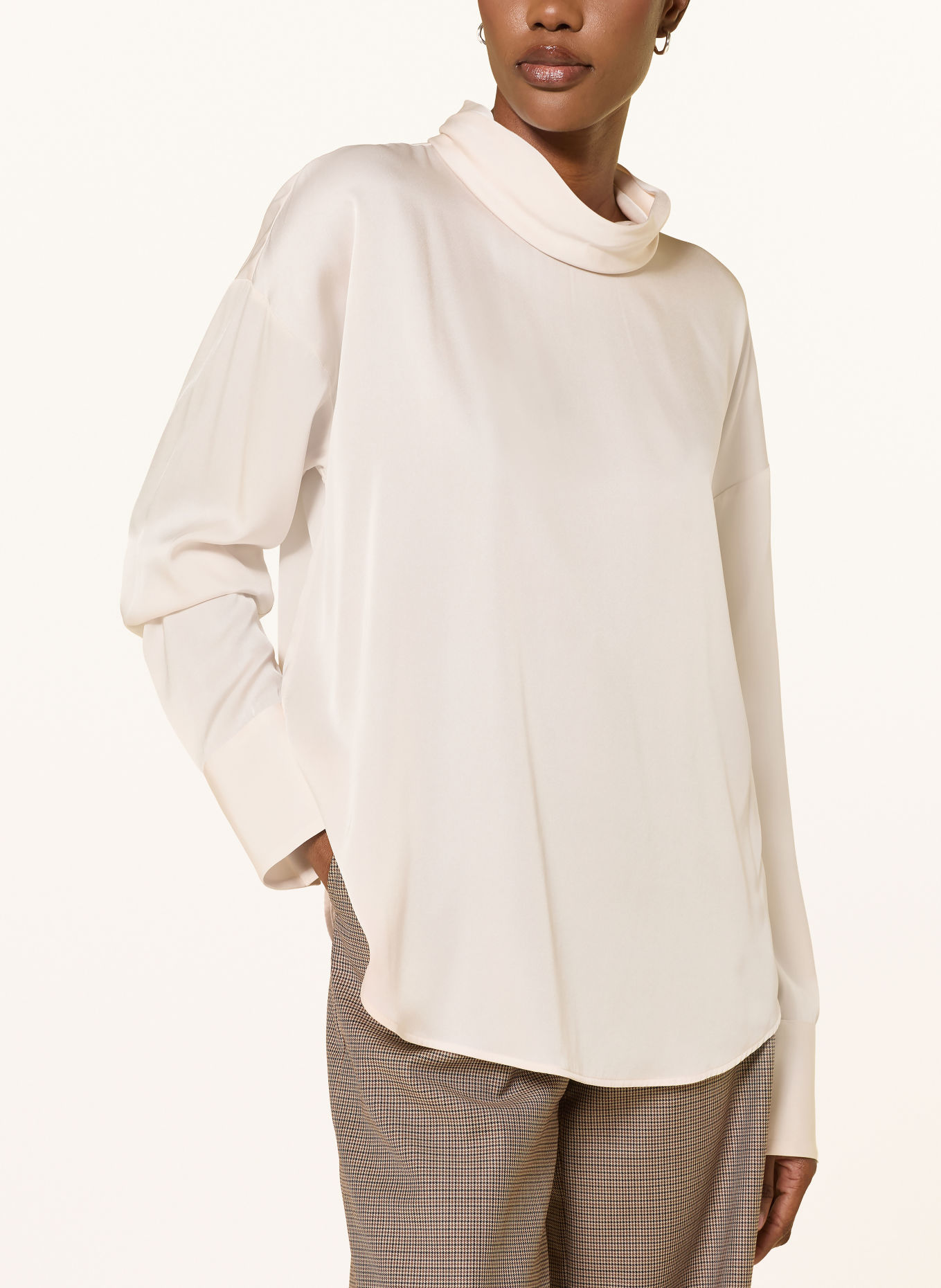 van Laack Blusenshirt VL-DALINE-XX mit Seide: ECRU