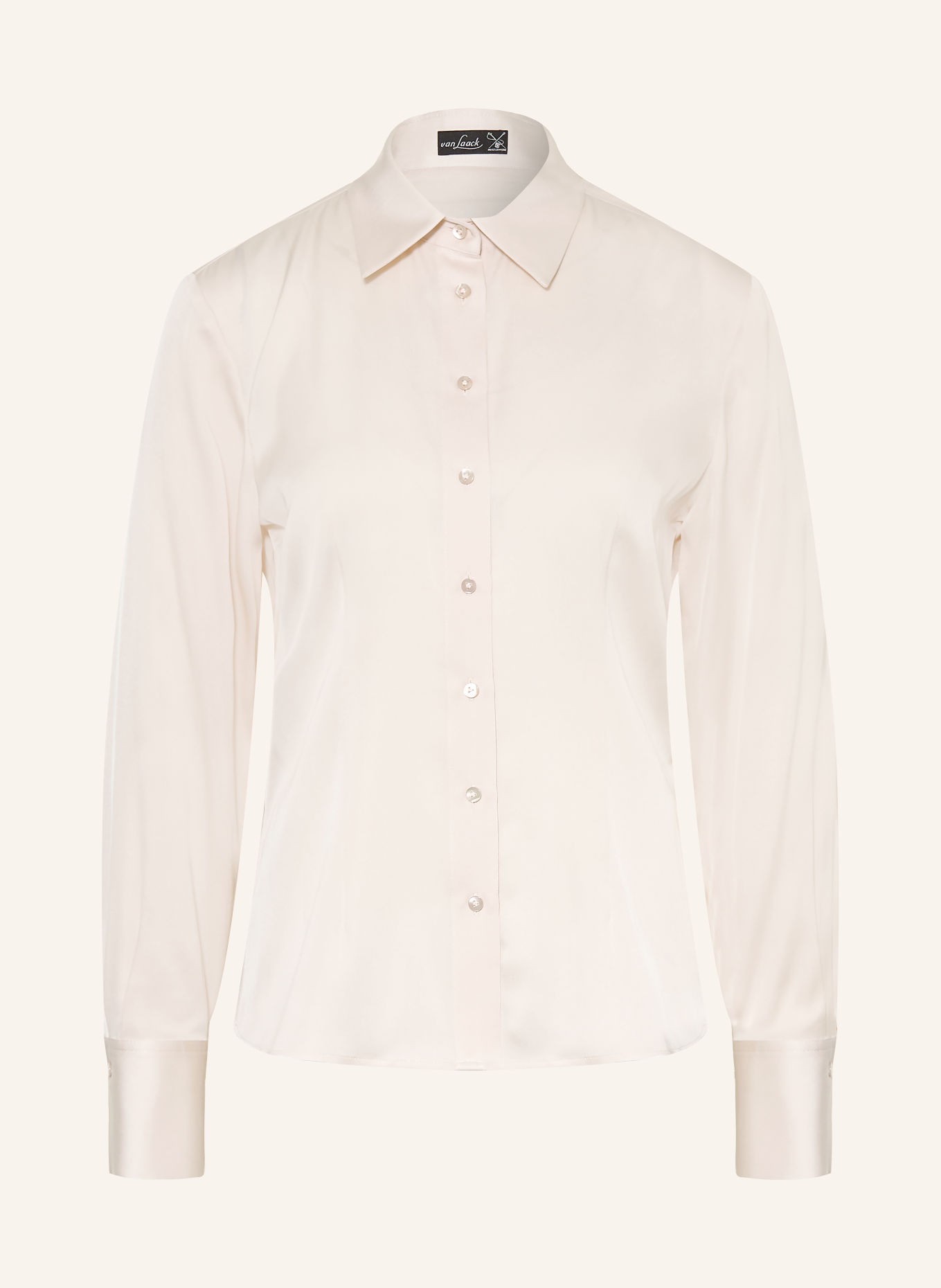 van Laack Overhemdblouse VL-ULIZ-XX met zijde: ECRU