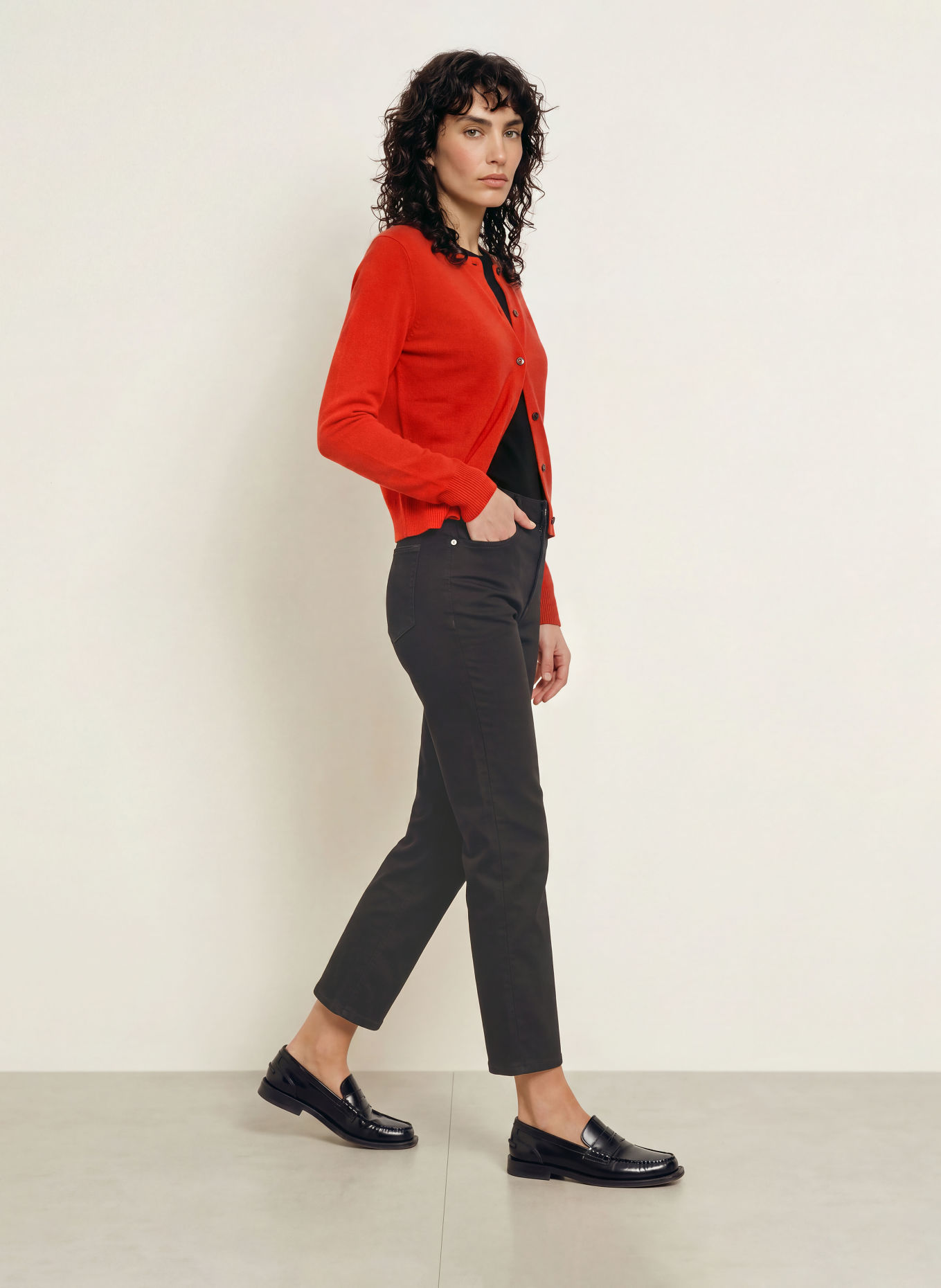 CLOSED Cropped jeans MILO: 100 BLACK