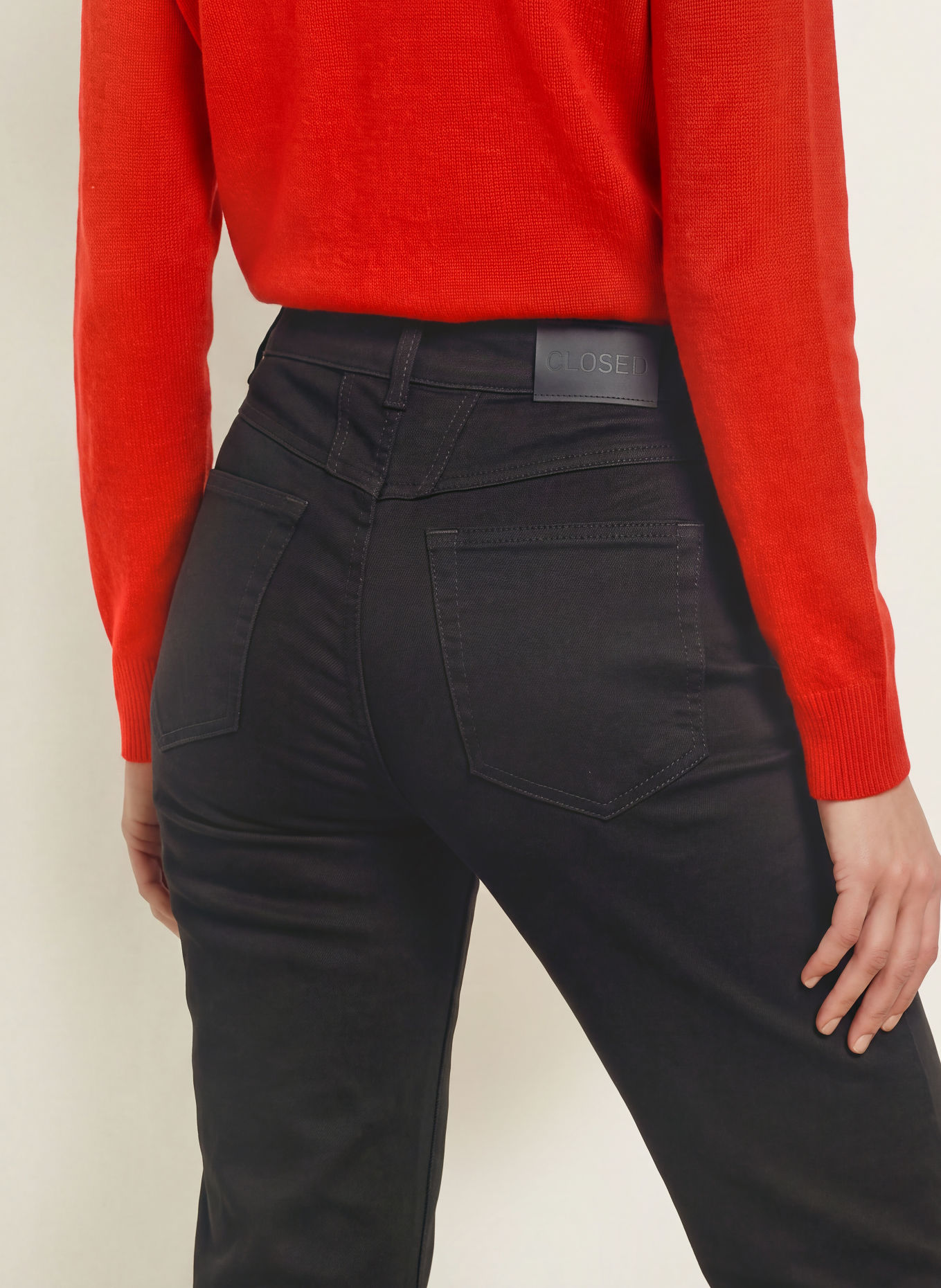 CLOSED Cropped jeans MILO: 100 BLACK