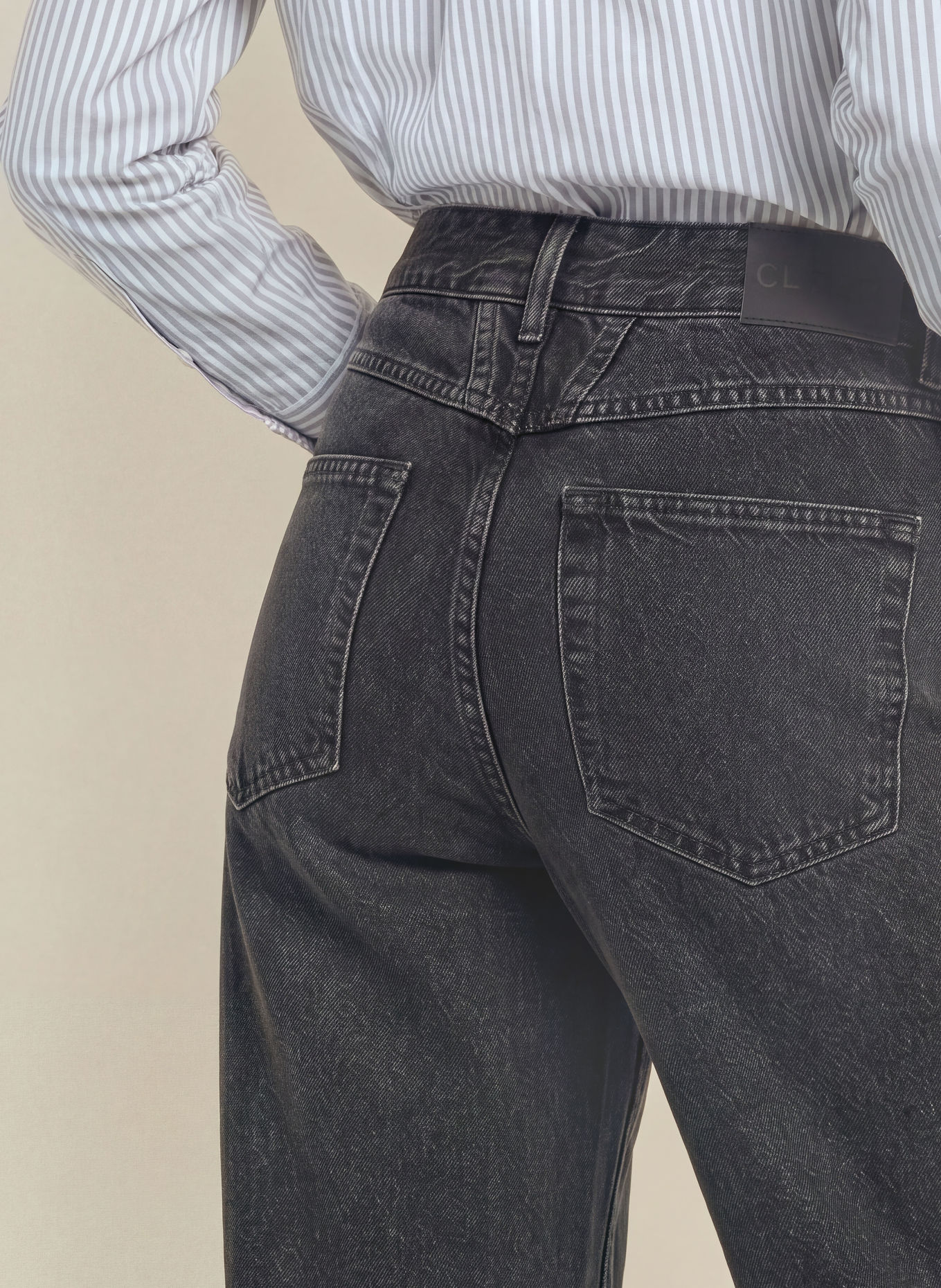 CLOSED Jeansy wide leg TORI-X: DGY DARK GREY