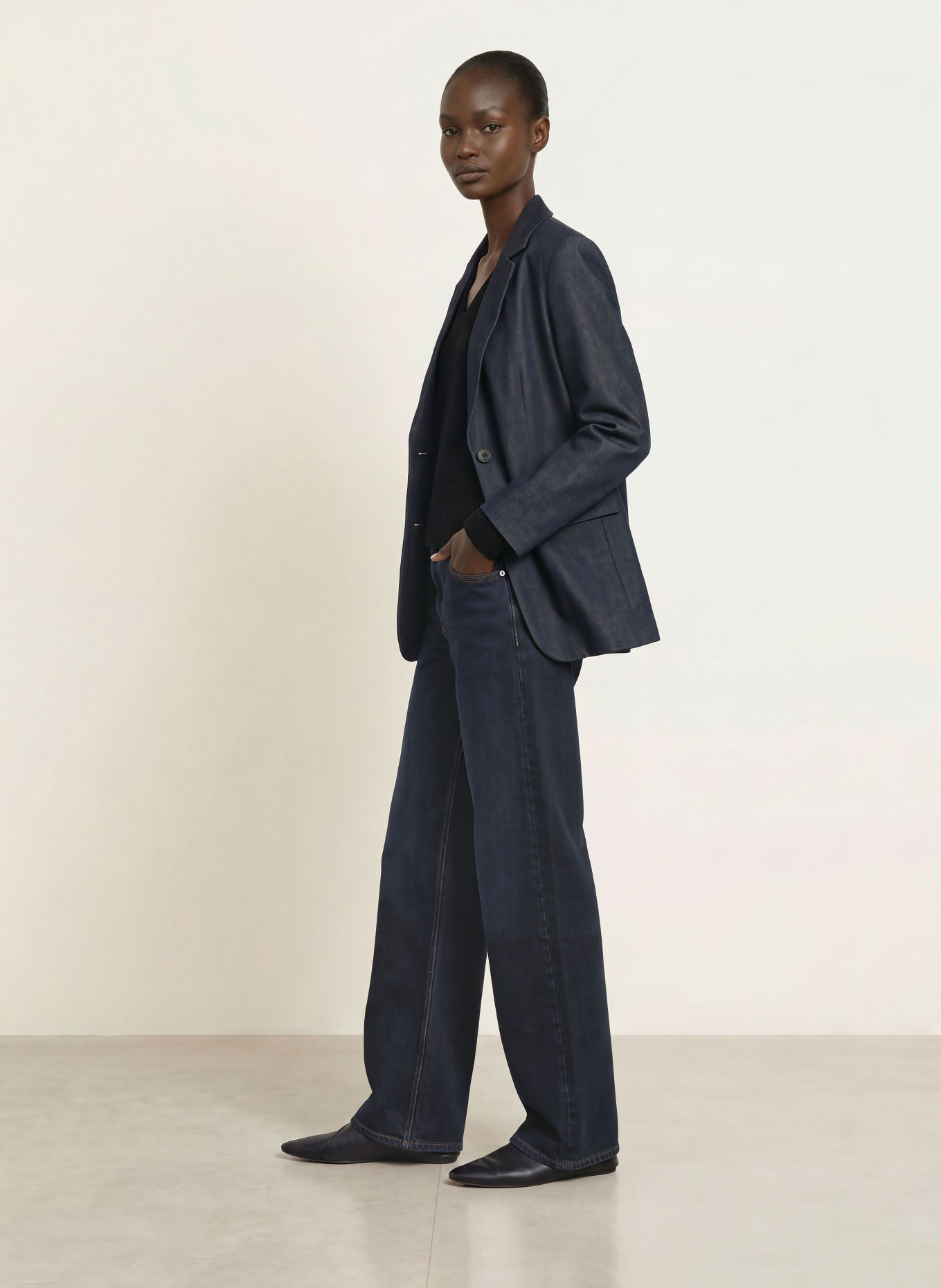 CLOSED Jeansy wide leg NIKKA: DBL DARK BLUE